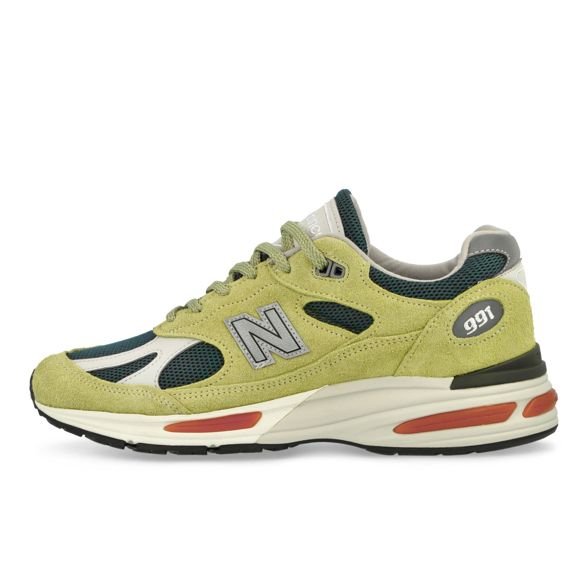 New Balance U991GT2 Yellow / Green Low Top Sneaker 991v2 | Overkill