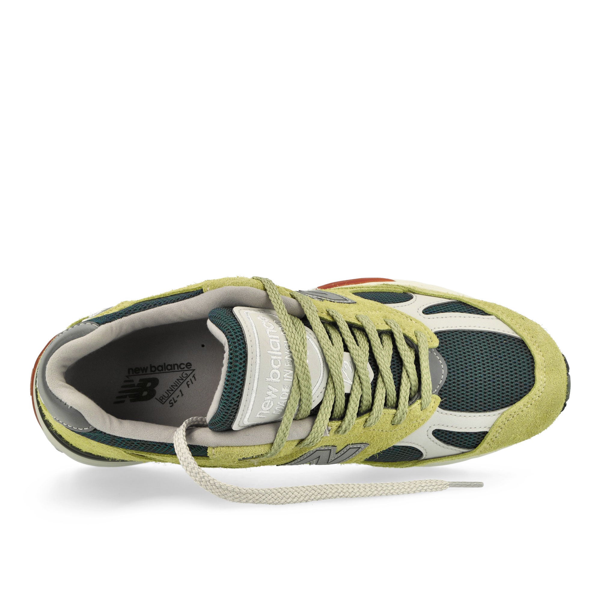 New Balance U991GT2 Yellow / Green Low Top Sneaker 991v2 Detailfoto | Overkill