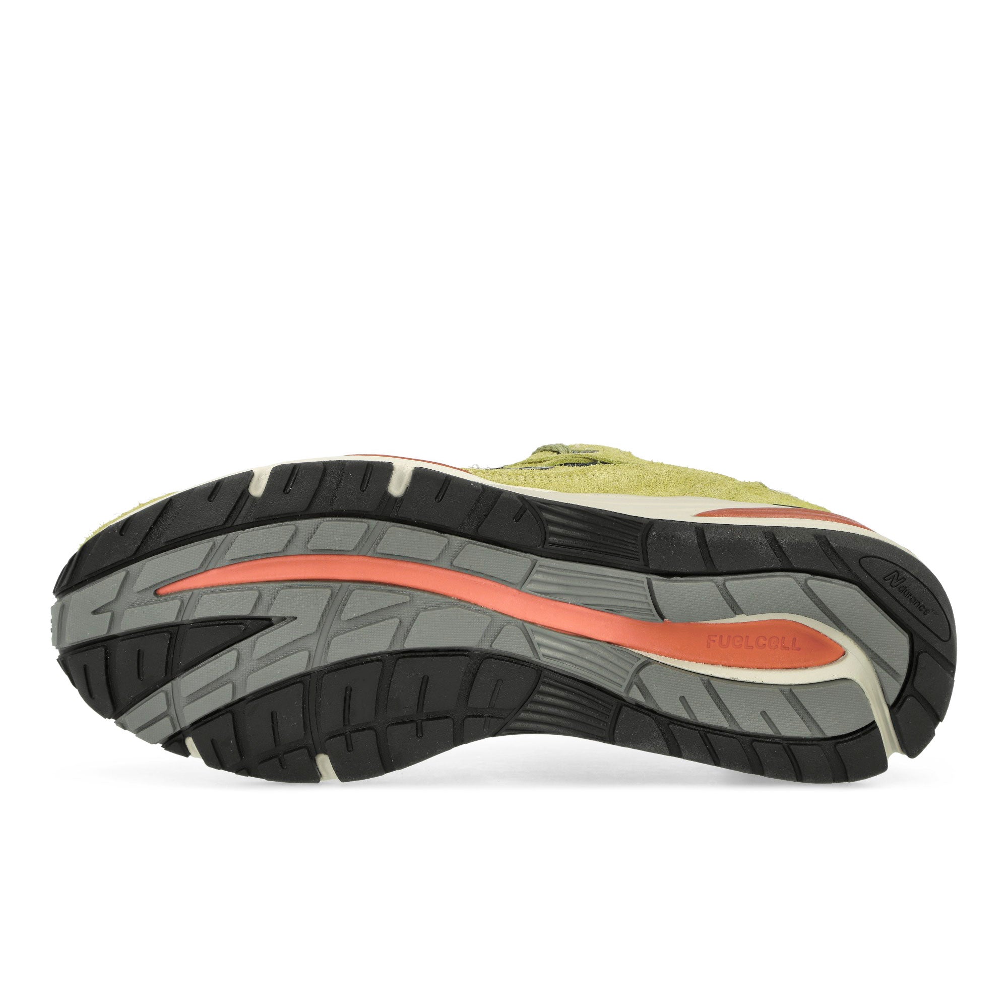 New Balance U991GT2 Yellow / Green Low Top Sneaker 991v2 Detail View 1 | Overkill