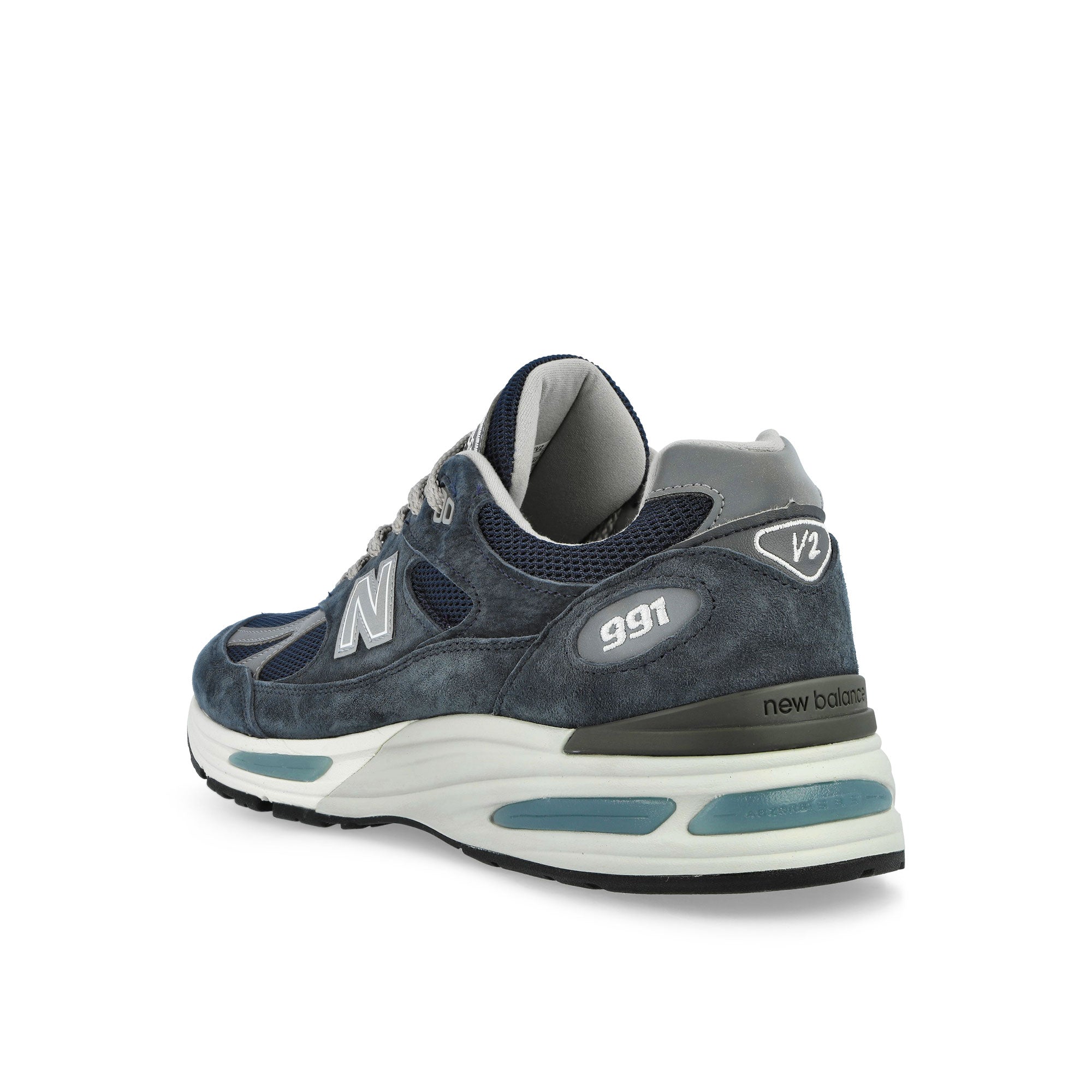 New Balance U991NV2 Dark Navy / Smoked Pearl / Silver / Alloy Low Top Sneakers U991NV2 Material | Overkill