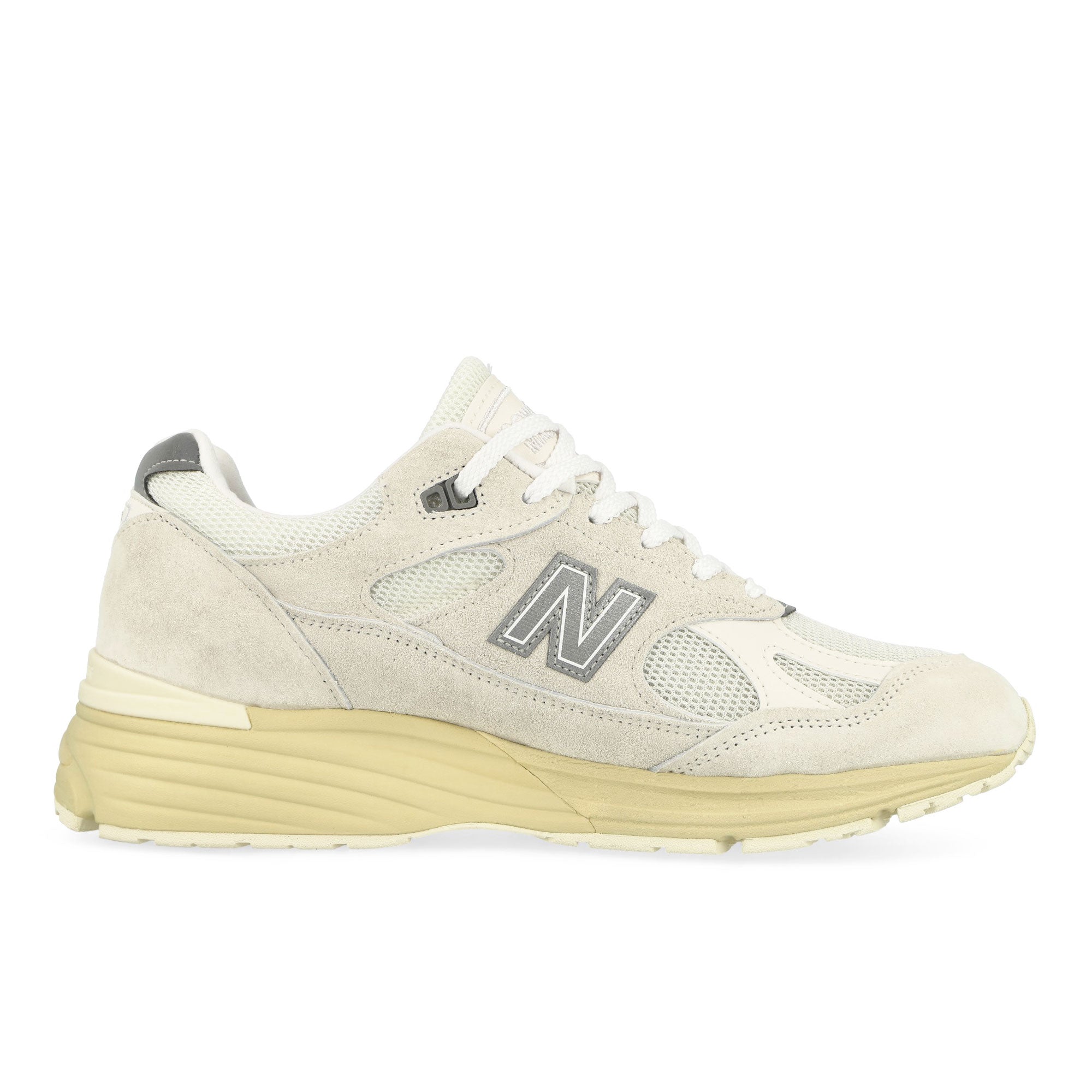 New Balance U991OW2 Grey / White Low Top Sneakers Silhouette | Overkill