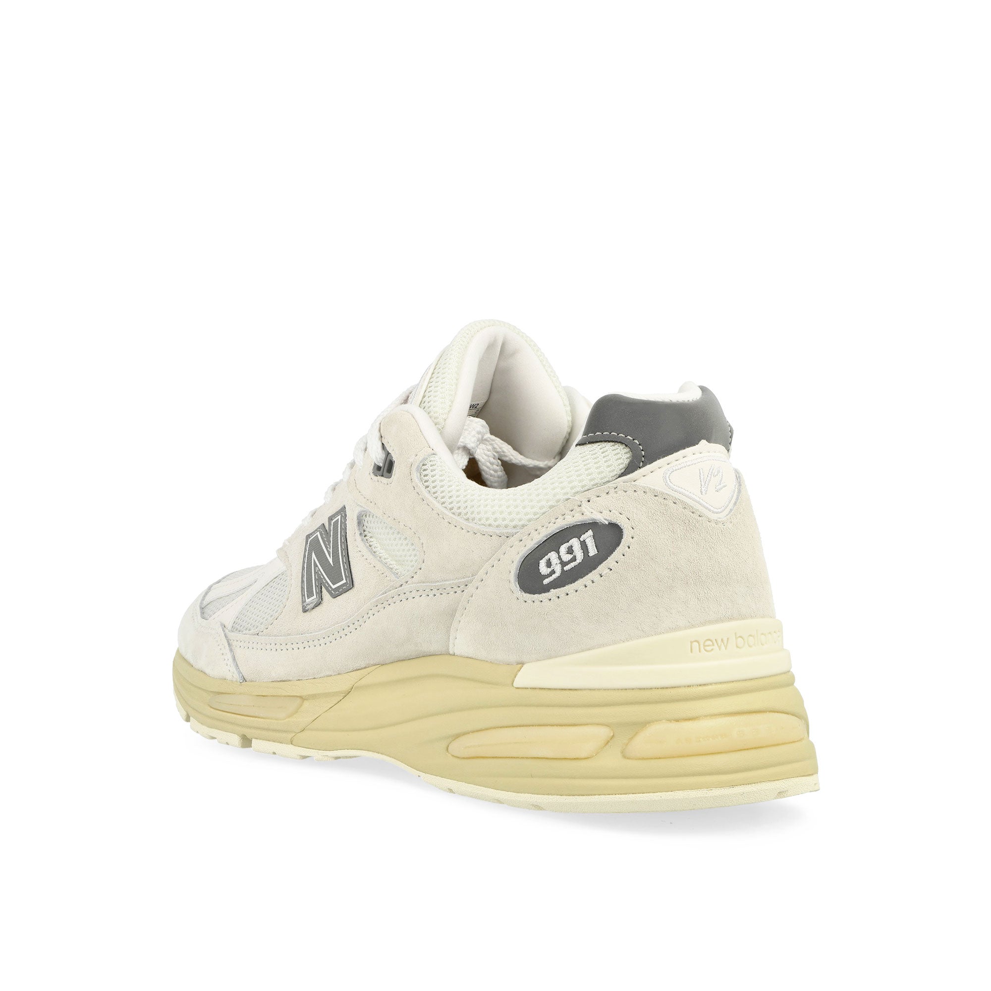 New Balance U991OW2 Grey / White Low Top Sneakers Material | Overkill