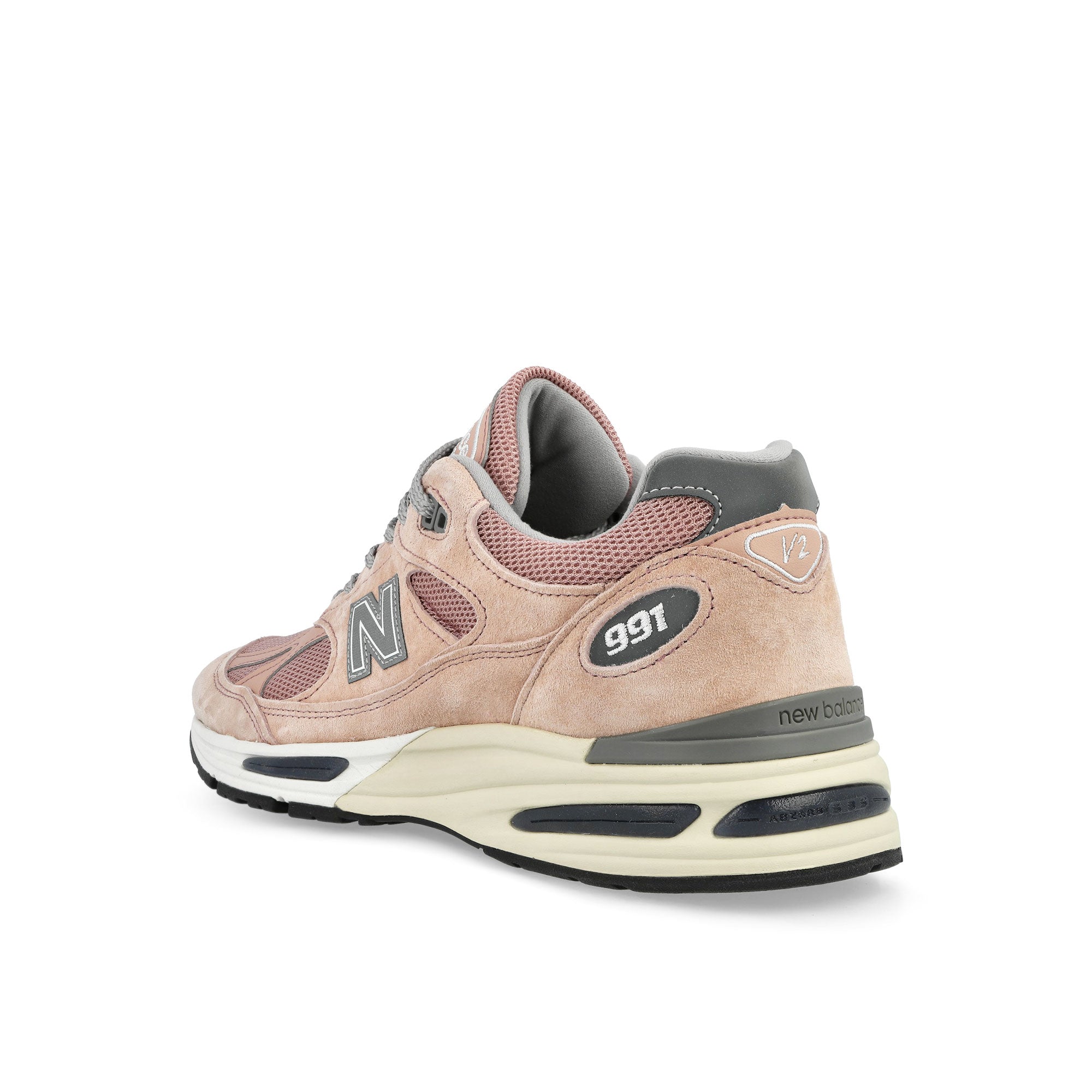 New Balance U991RB2 Mahogany Rose / Mahogany Rose / Silver Low Top Sneakers U991RB2 Material | Overkill