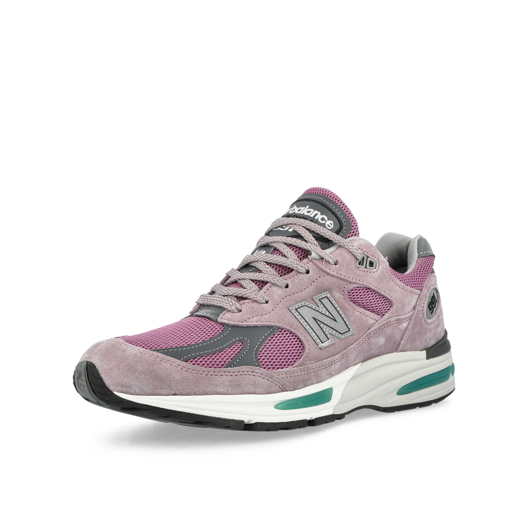 New Balance U991RR2 Polignac / Toadstool / Silver Low Top Sneakers U991RR2 Close-up | Overkill