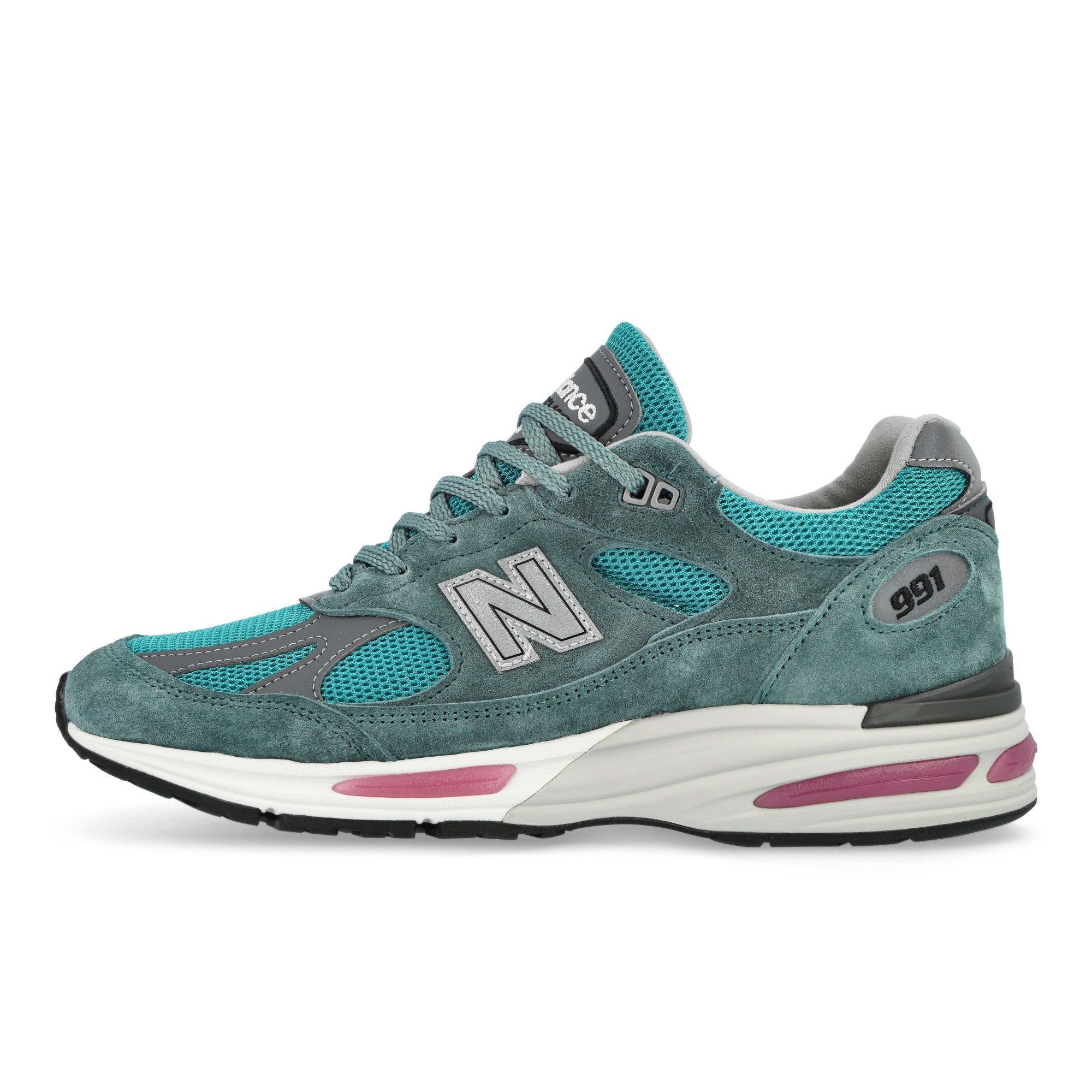 New Balance U991TT2 Porcelain Green / Trooper / Silver Low Top Sneakers U991TT2 | Overkill