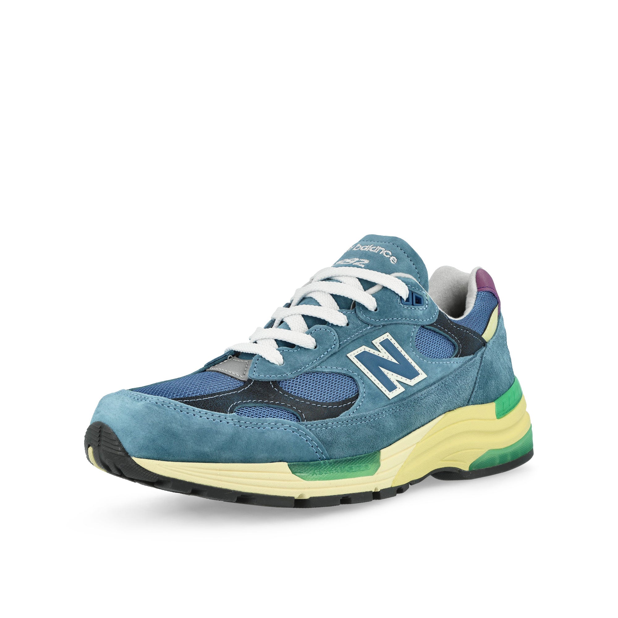New Balance U9929NF Sea Stone / Green Apple / Maize Low Top Sneakers U9929NF Close-up | Overkill