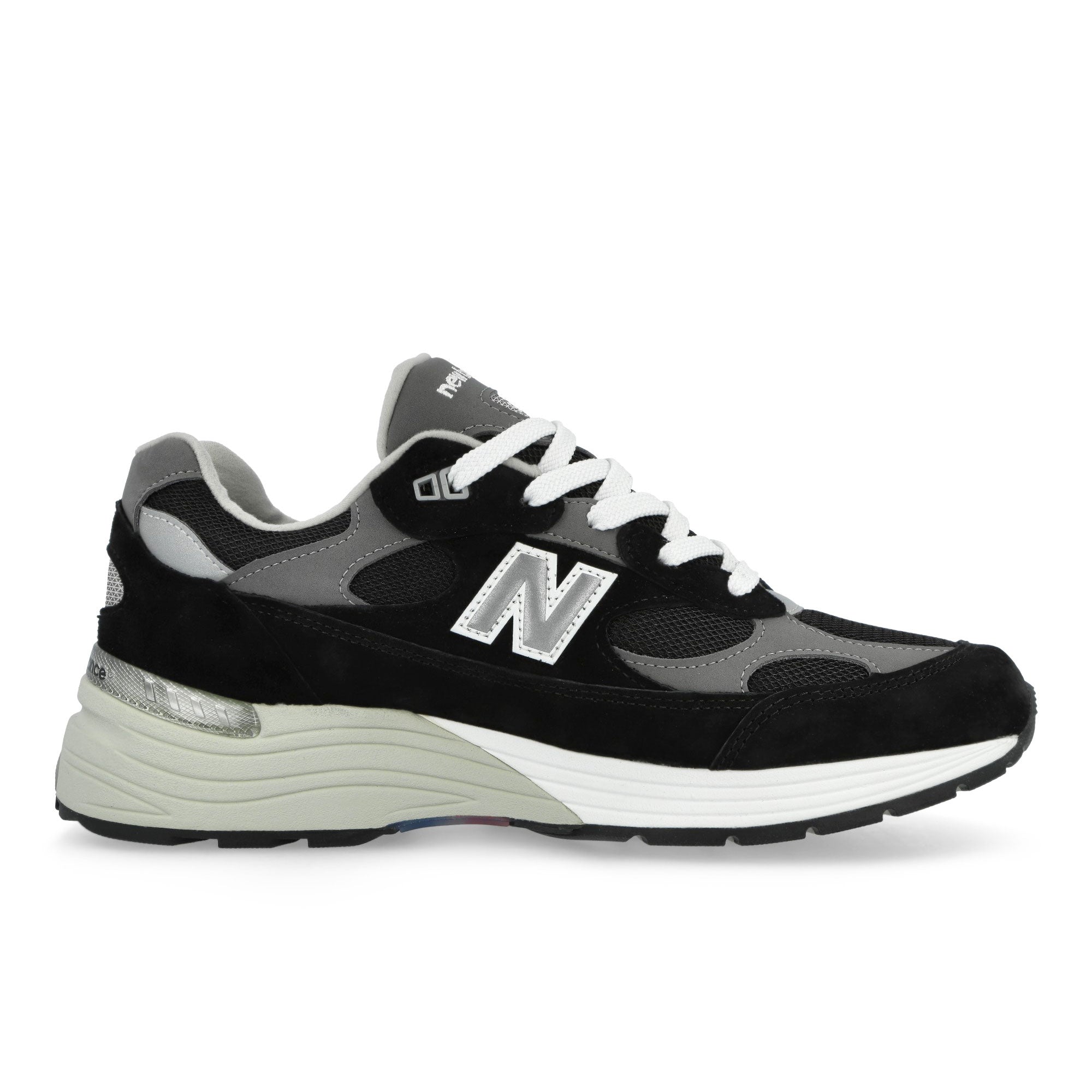 New Balance U992BK Black / Grey 006 / White Low Top Sneakers U992BK Silhouette | Overkill