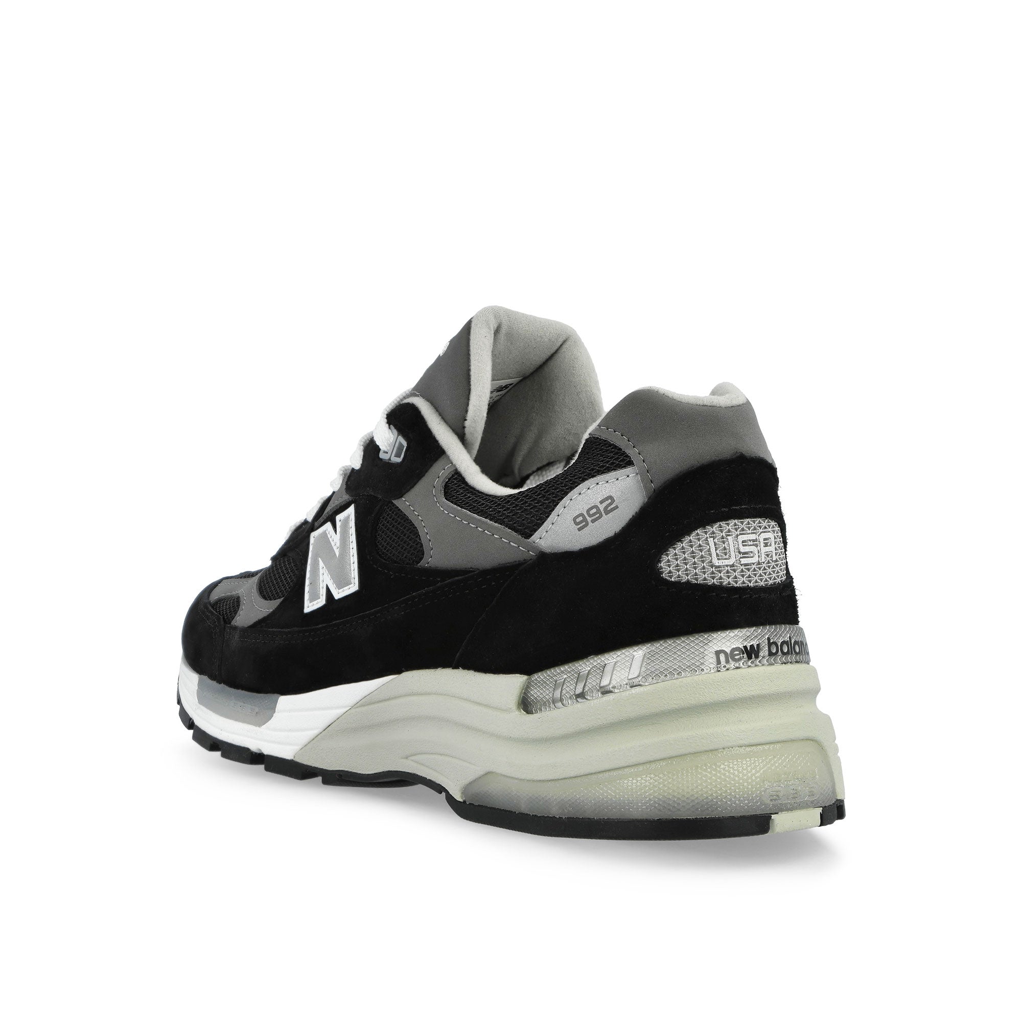 New Balance U992BK Black / Grey 006 / White Low Top Sneakers U992BK Material | Overkill