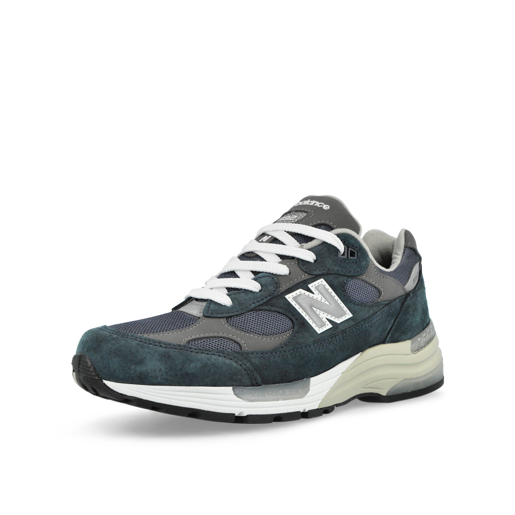 New Balance U992NY NB Navy / Grey 006 / White Low Top Sneakers U992NY Close-up | Overkill