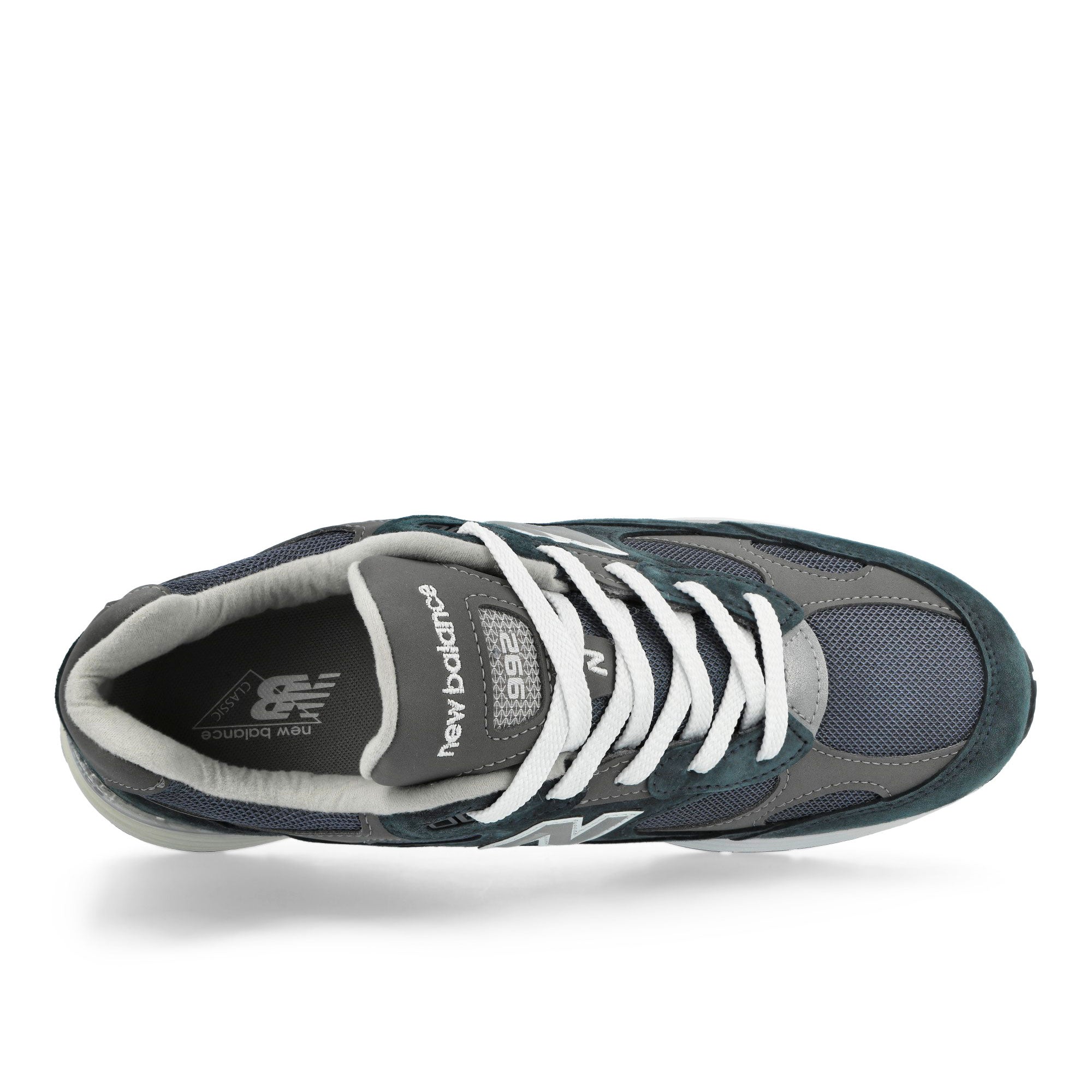 New Balance U992NY NB Navy / Grey 006 / White Low Top Sneakers U992NY Detailfoto | Overkill
