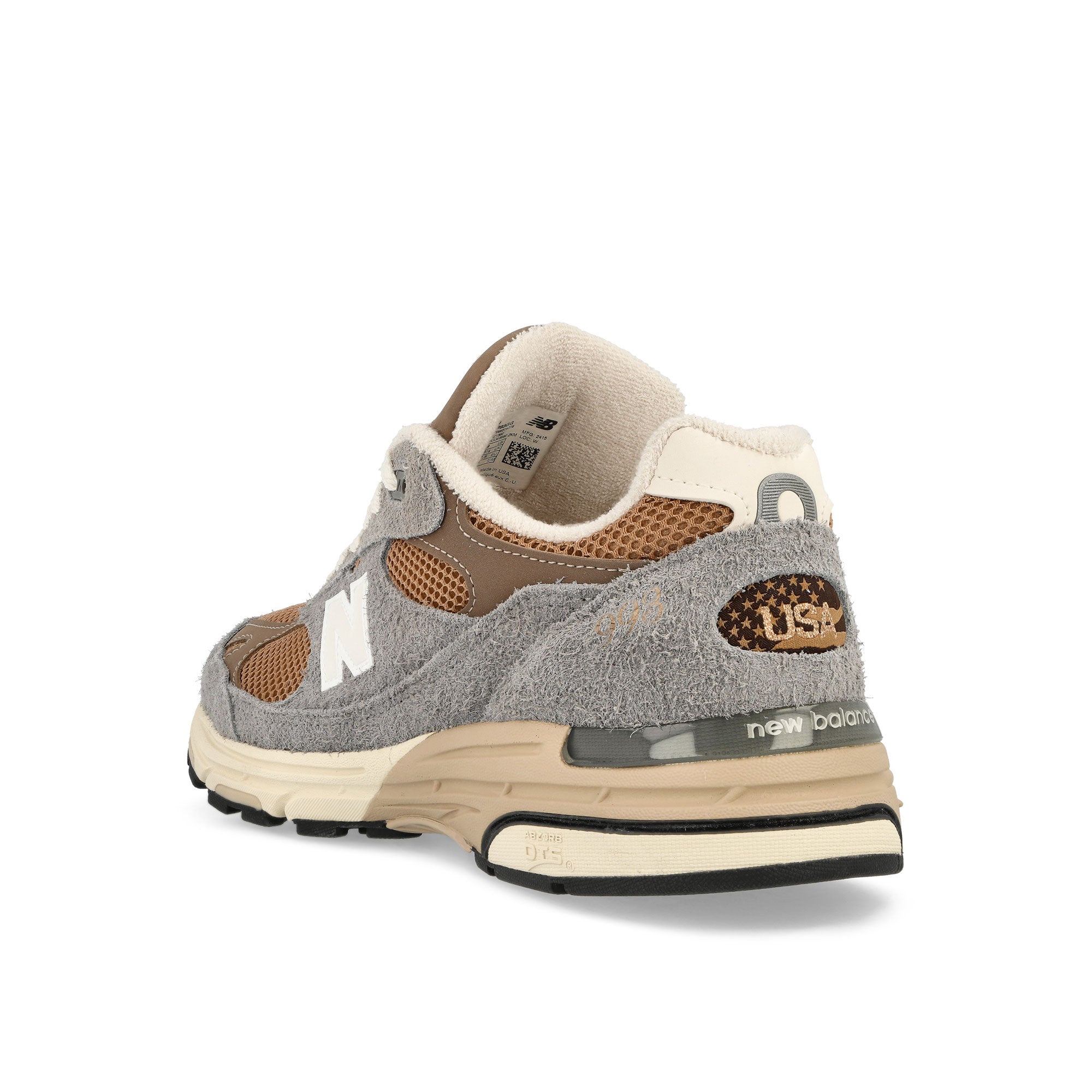 New Balance U993GG Gray Low Top Sneakers Material | Overkill