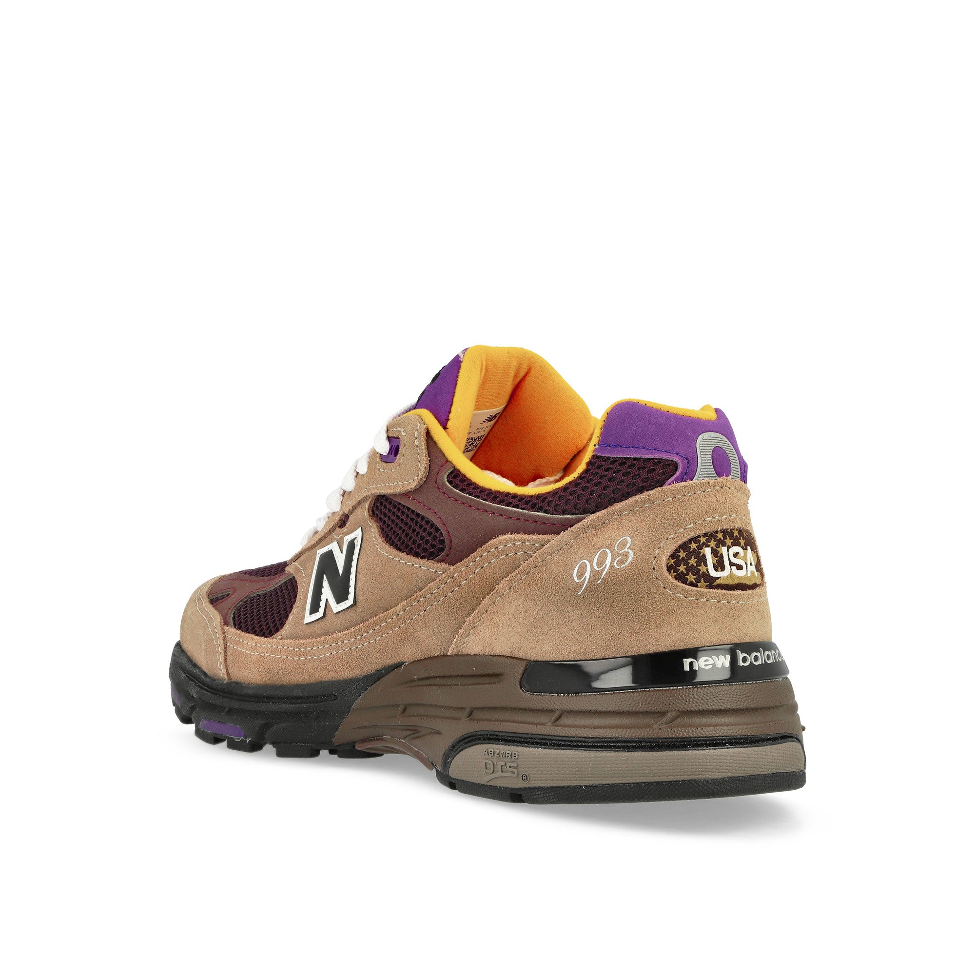New Balance U993MU Mushroom / Midnight Violet Low Top Sneakers Material | Overkill