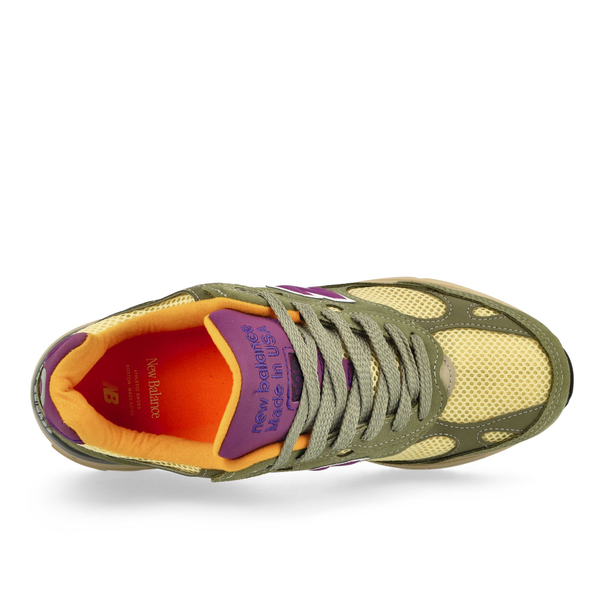 New Balance U993OL Olive Leaf / Maize Low Top Sneakers Detailfoto | Overkill