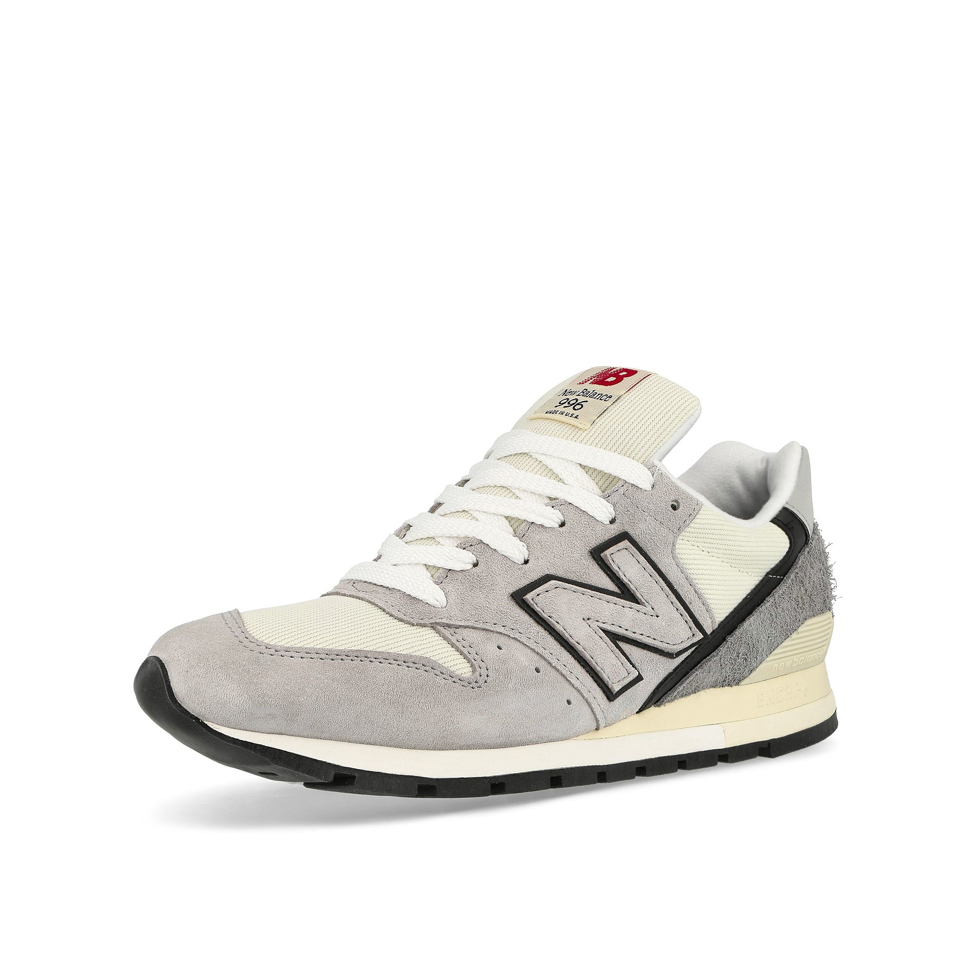 New Balance U996TG Grey / Black Low Top Sneakers Close Up | Overkill