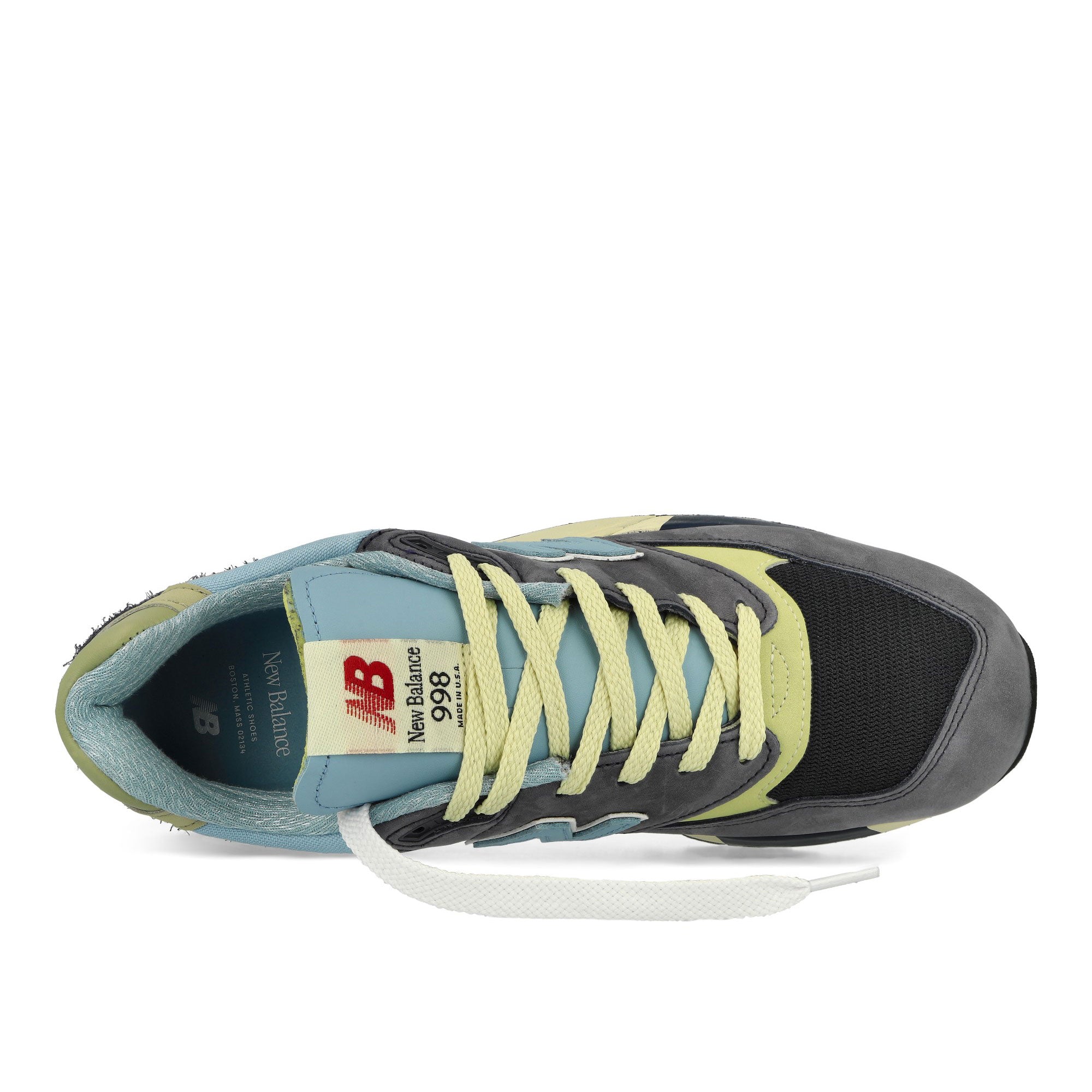 New Balance U998CB Navy / Chrome Blue Low Top Sneakers Detailfoto | Overkill