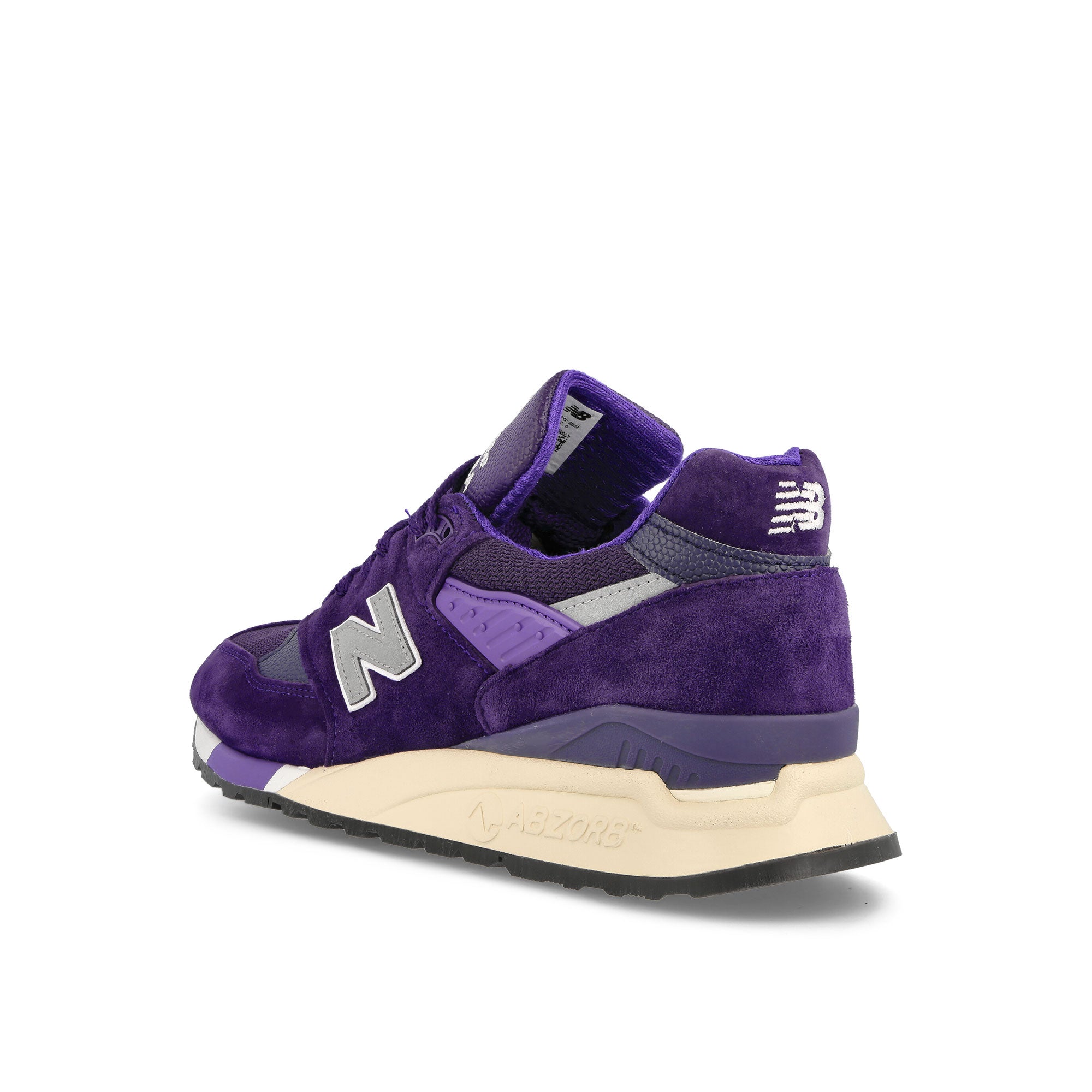 New Balance U998TE Dark Purple Low Top Sneakers Material | Overkill