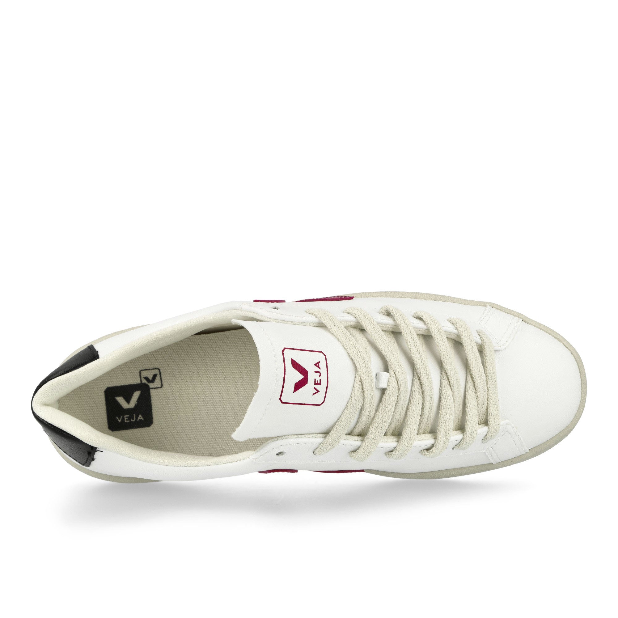 Veja URCA CWL White Marsala Black Low Top Sneakers Detailfoto | Overkill