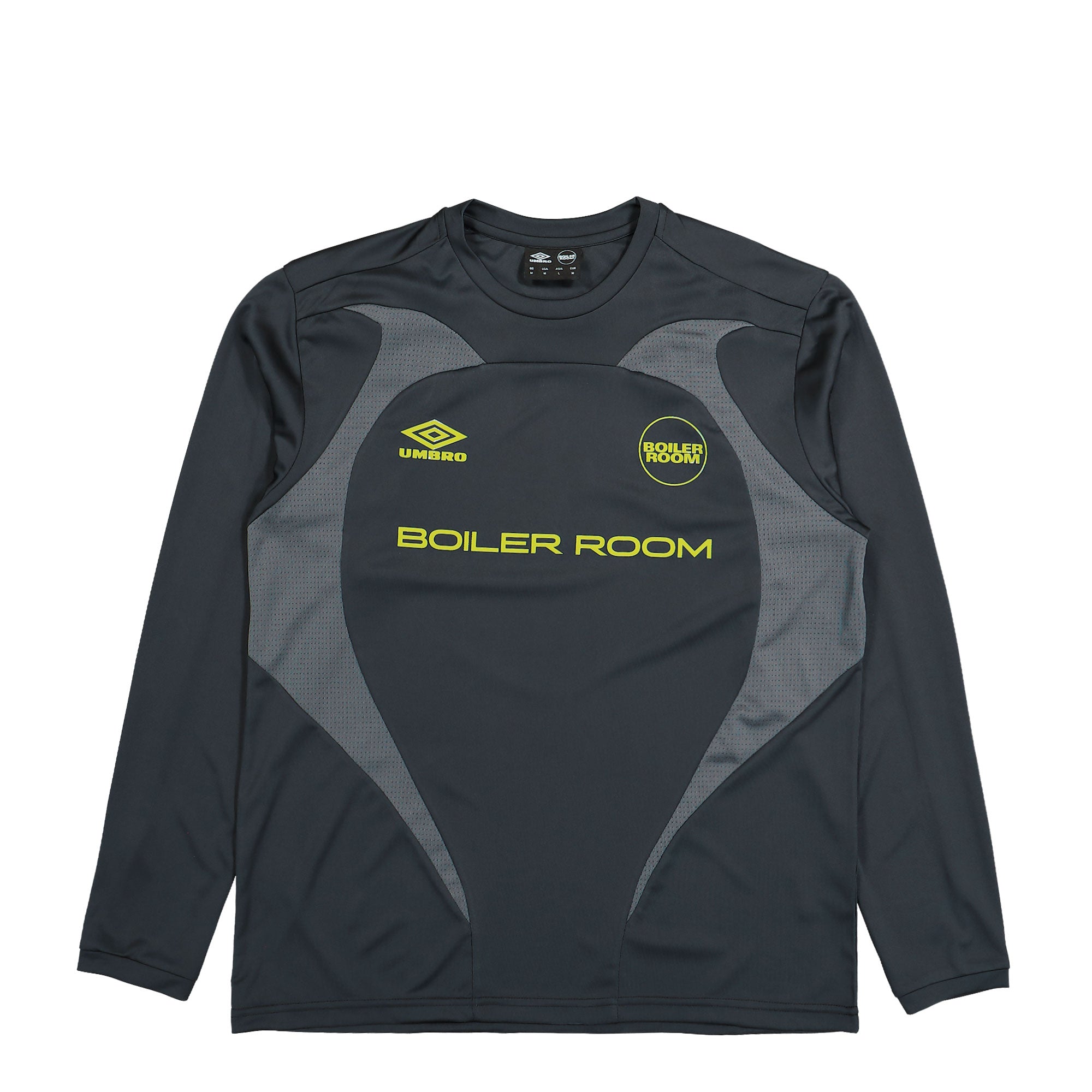 Boiler Room LS Football Tee Blue Longsleeves UMBRLS12BLU | Overkill