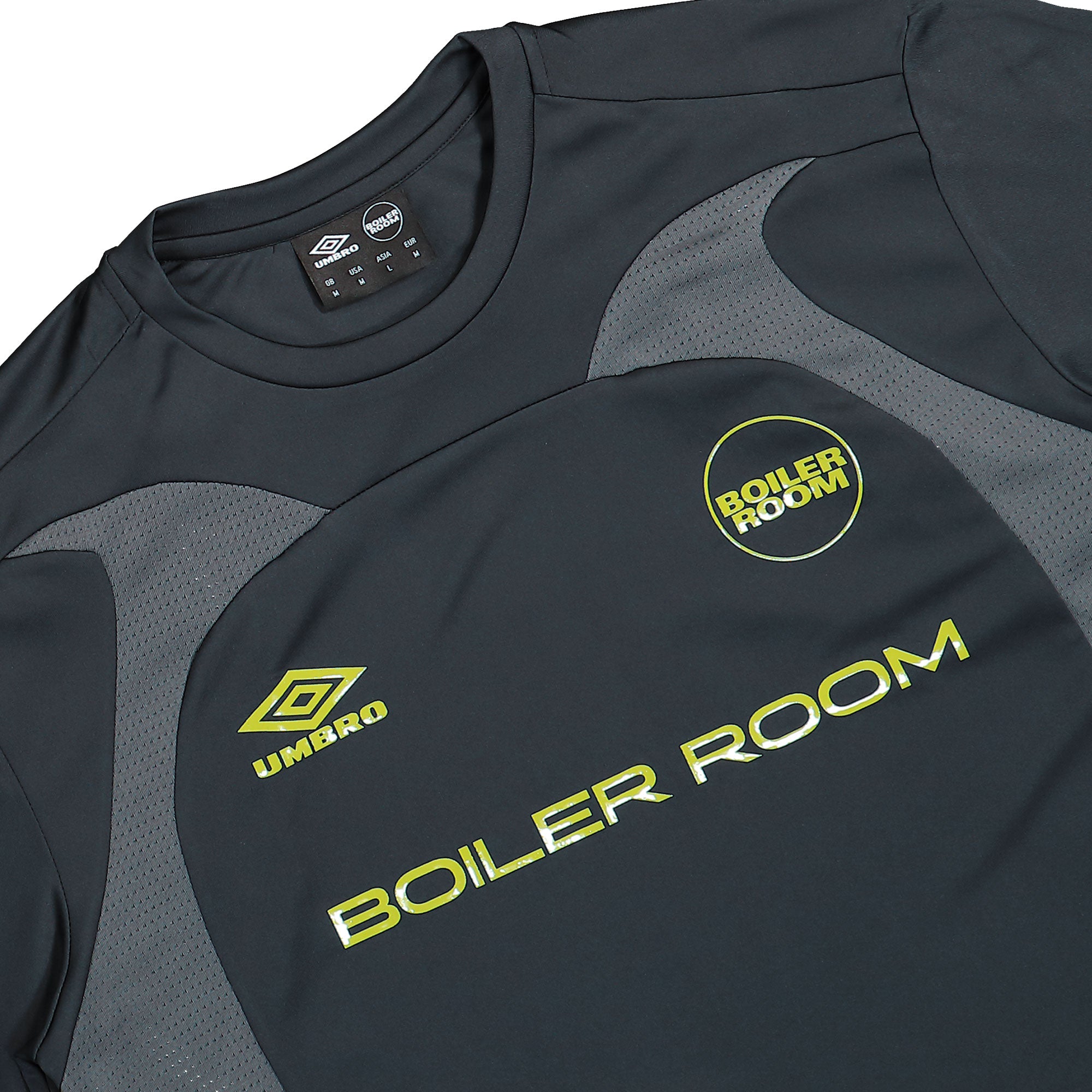 Boiler Room LS Football Tee Blue Longsleeves Close-up | Overkill
