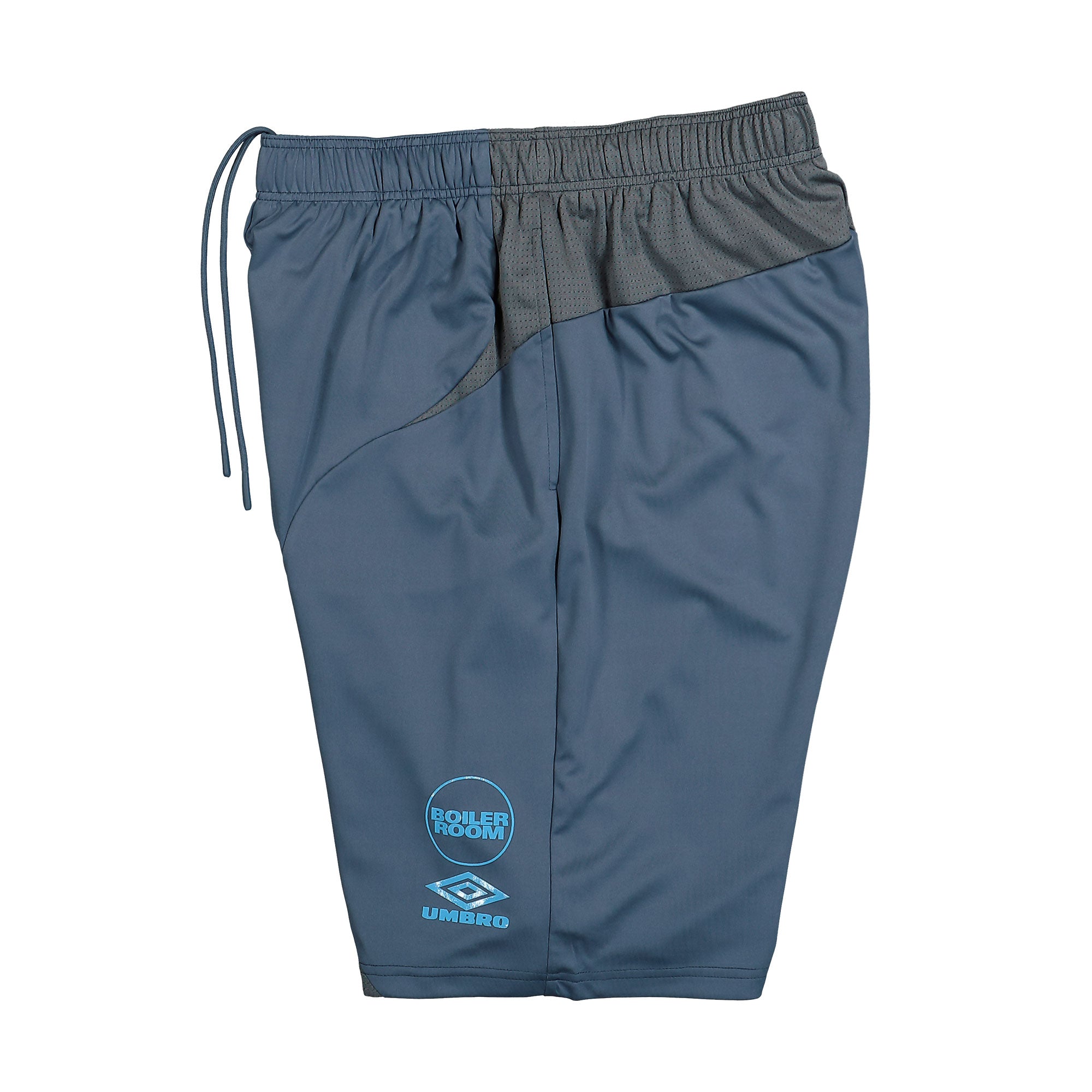 Boiler Room Football Short Blue Shorts Close-up | Overkill
