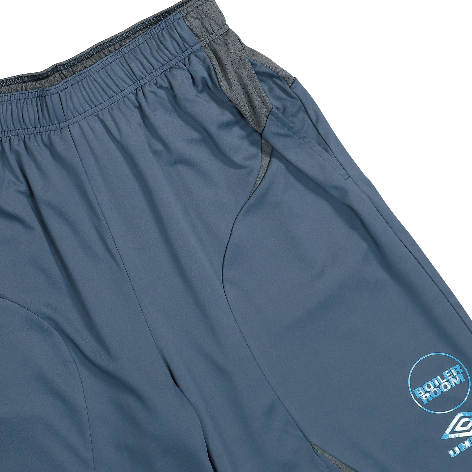 Boiler Room Football Short Blue Shorts Detailfoto | Overkill