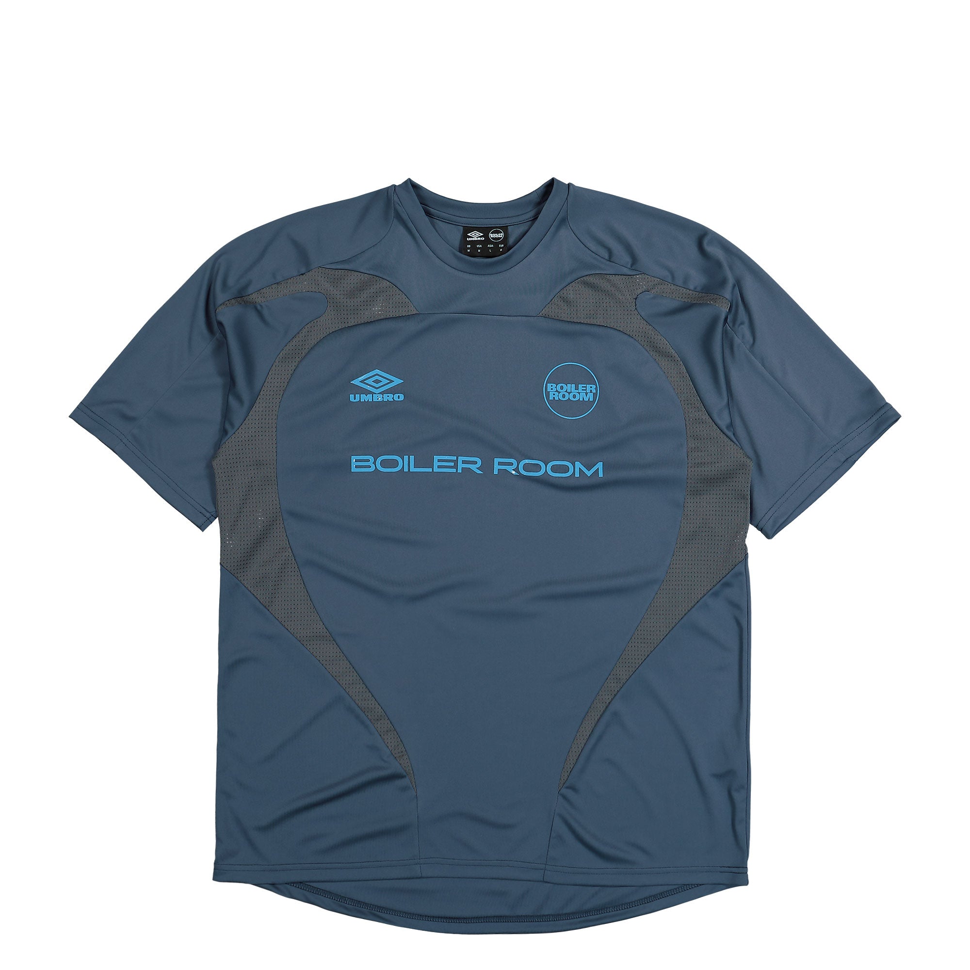 Boiler Room Football Shirt Blue T-Shirts UMBRSS13BLU | Overkill