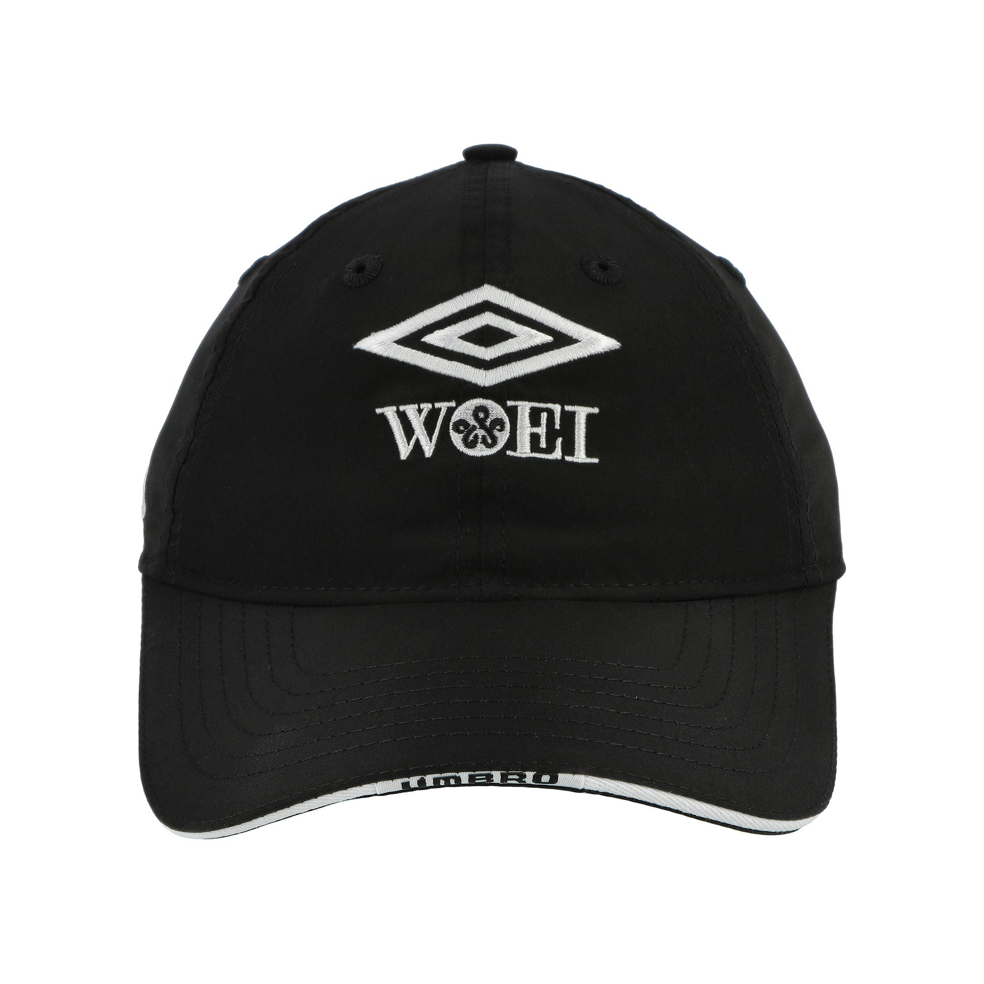 Woei x Umbro Script Cap Black Caps UMHM0396-060 Detail View 1 | Overkill