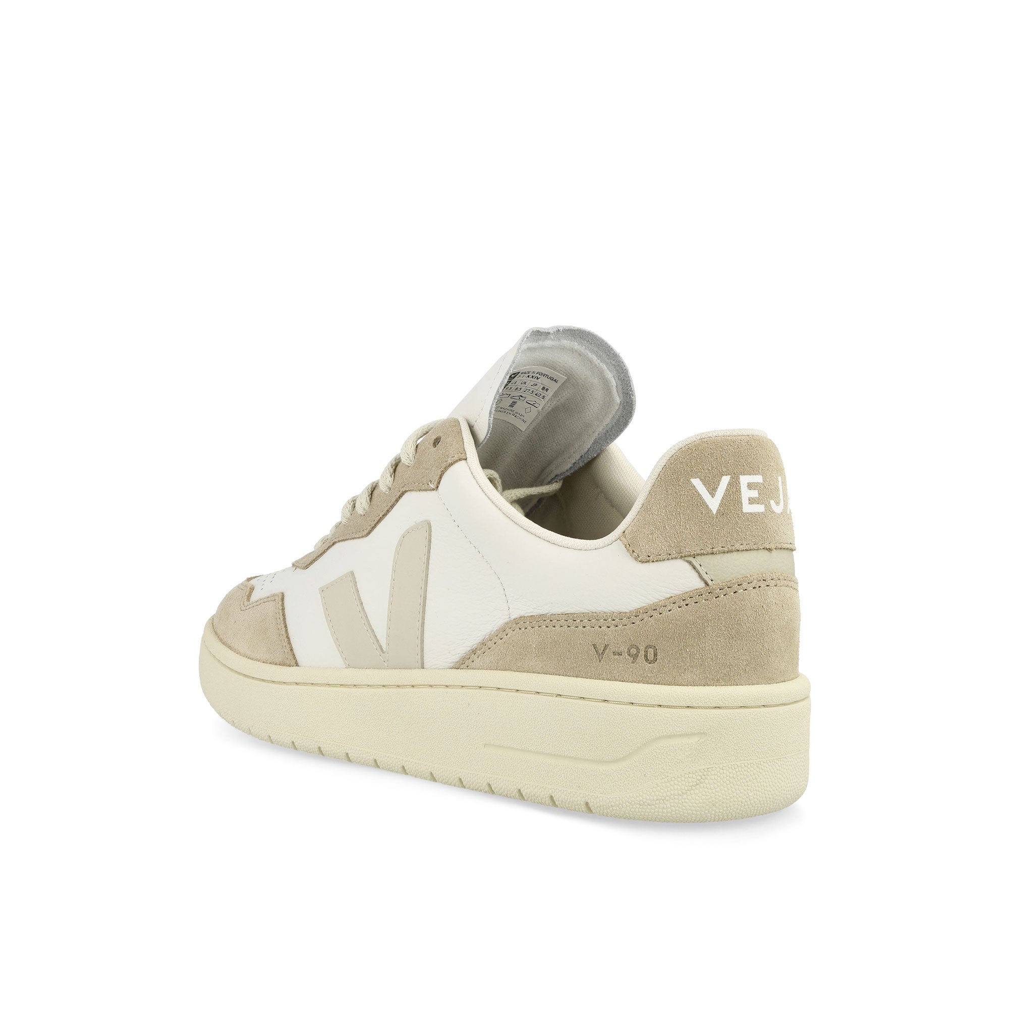 Veja W V-90 Extra White Low Top Sneakers Material | Overkill