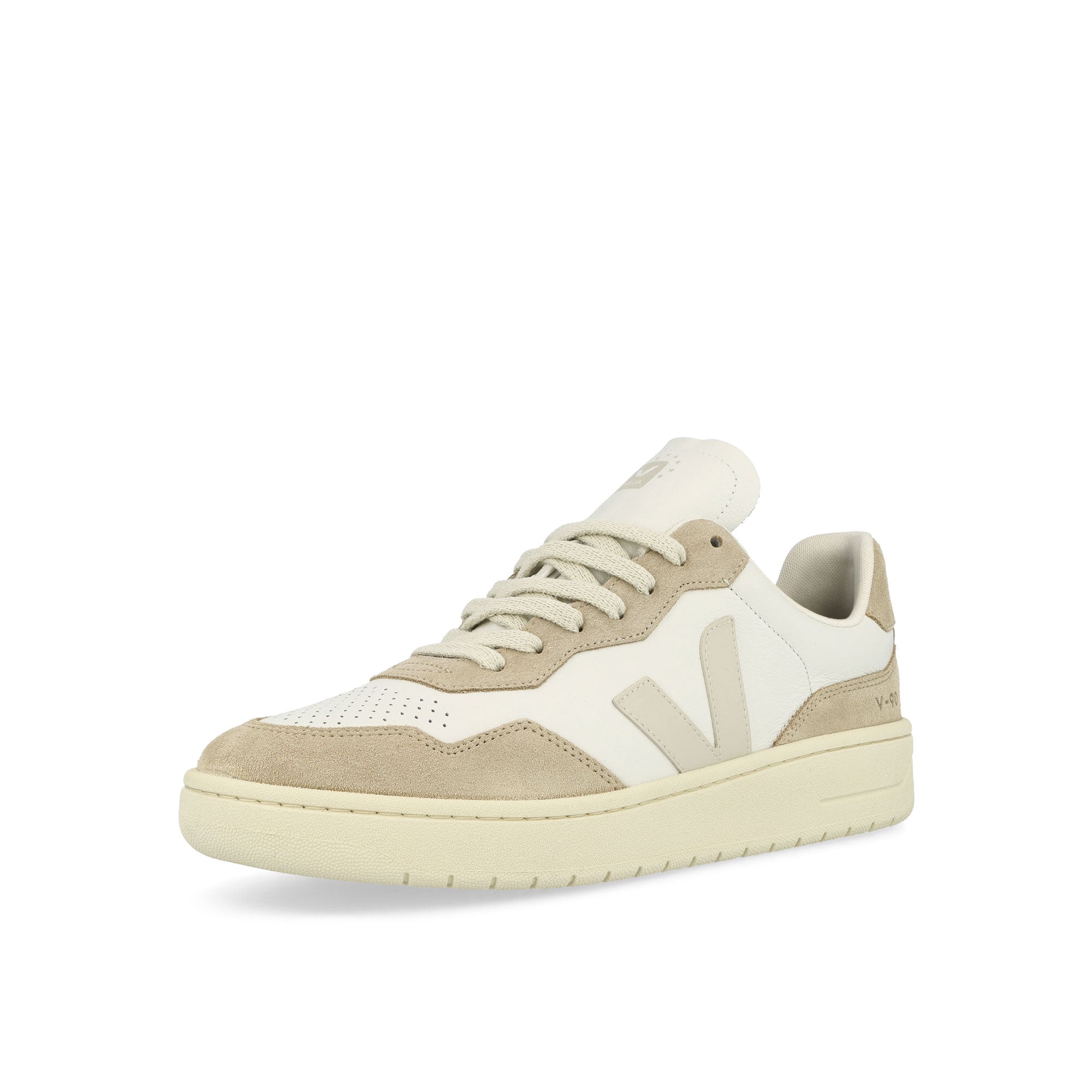 Veja W V-90 Extra White Low Top Sneakers Close Up | Overkill