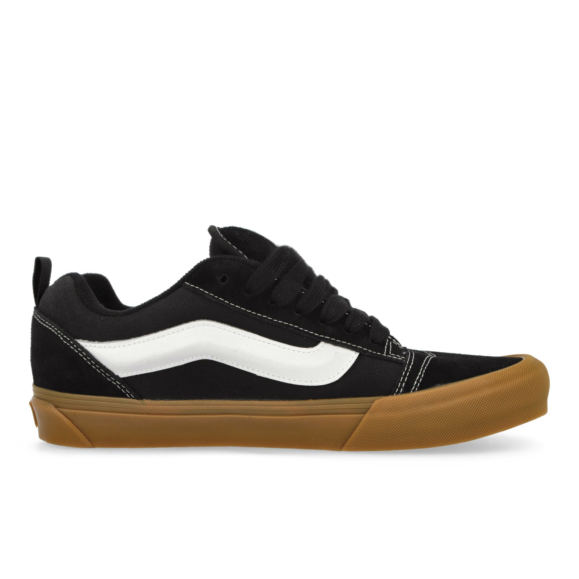 Vans Knu Skool Black / Gum Low Top Sneakers Silhouette | Overkill