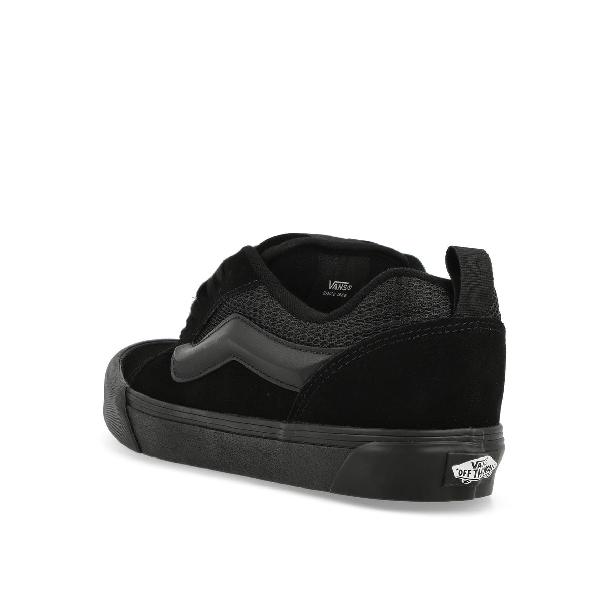 Vans Knu Skool Black / Black Low Top Sneakers Material | Overkill