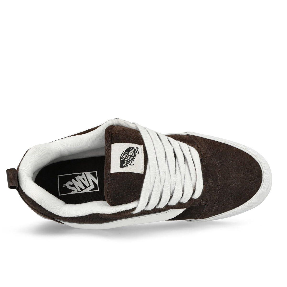 Vans Knu Skool Brown / White Low Top Sneakers Detailfoto | Overkill