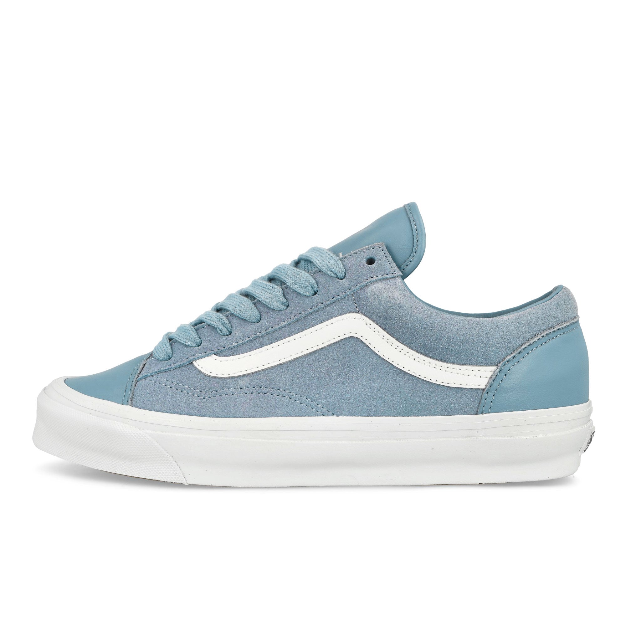 Vans OG Style 36 LX Suede-Leather Dusty Blue Low Top Sneakers VN000C4RDSB1 | Overkill