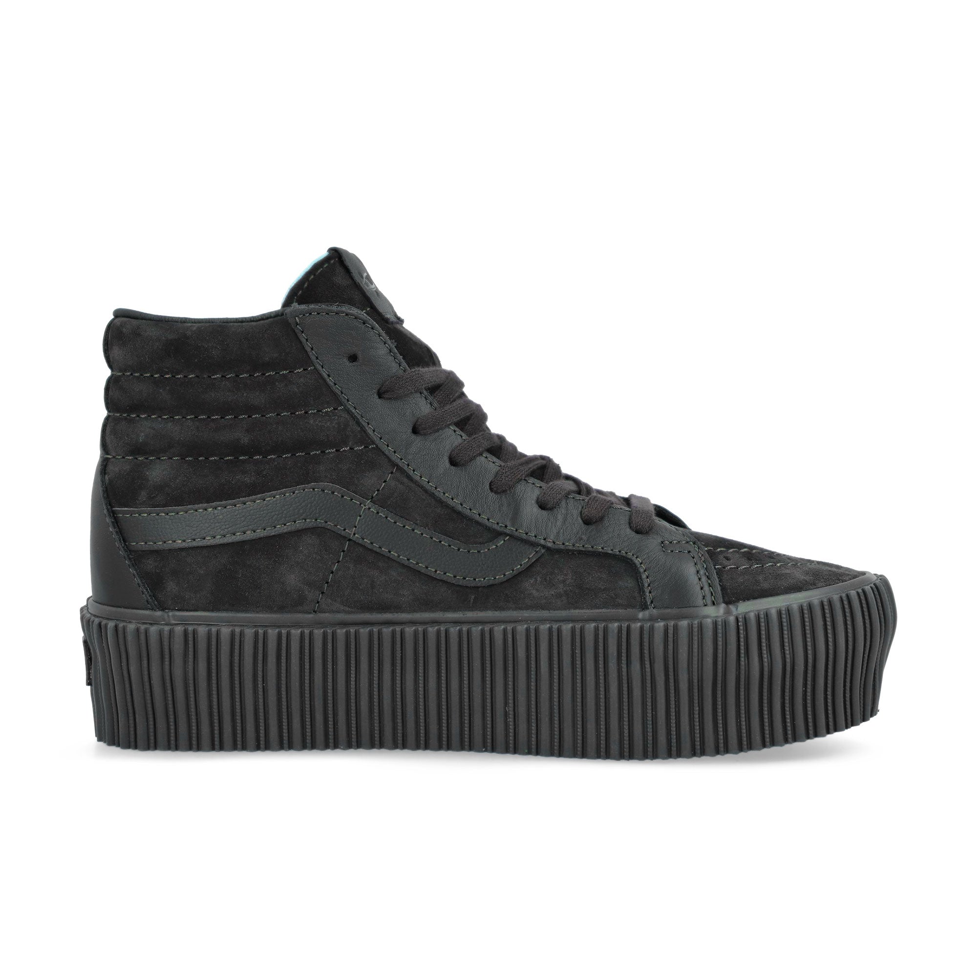 Vans Sk8-Hi Reissue 3 Platform LX Black High Top Sneakers Silhouette | Overkill