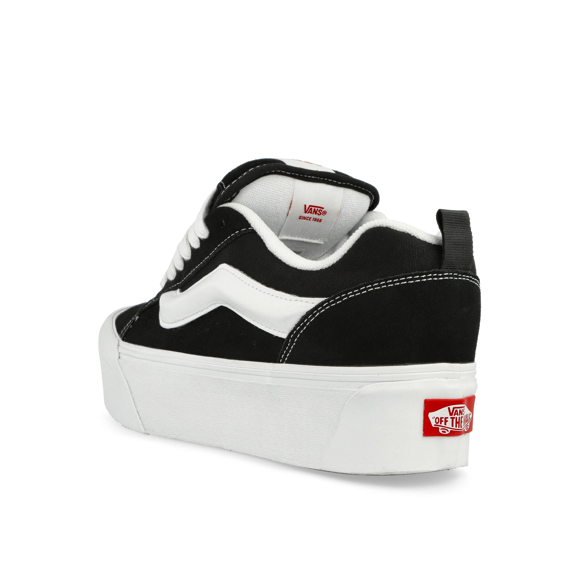 Vans Knu Stack Black / True White Low Top Sneakers Material | Overkill