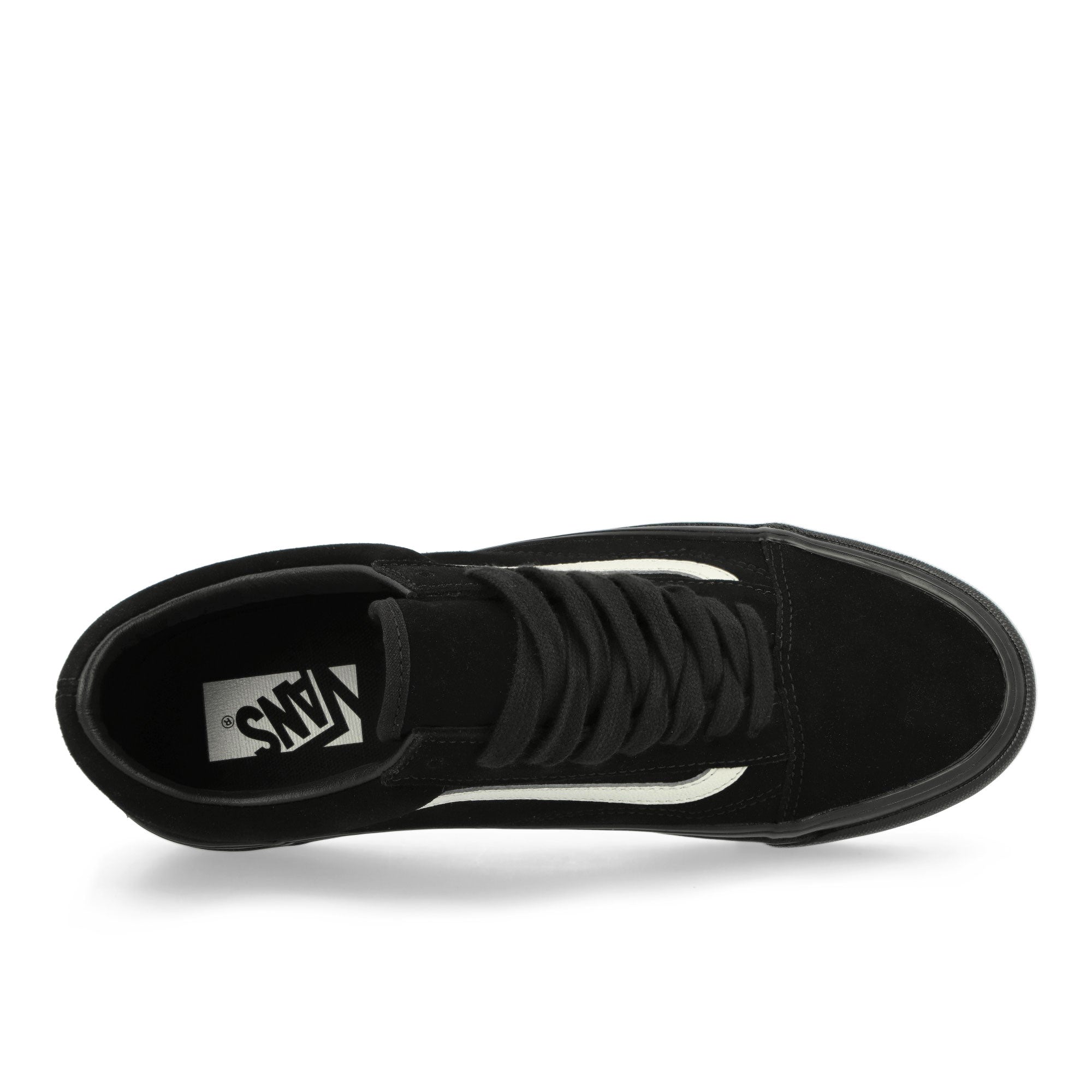 Vans LX Old Skool Suede Black / Black / White Low Top Sneakers Detailfoto | Overkill