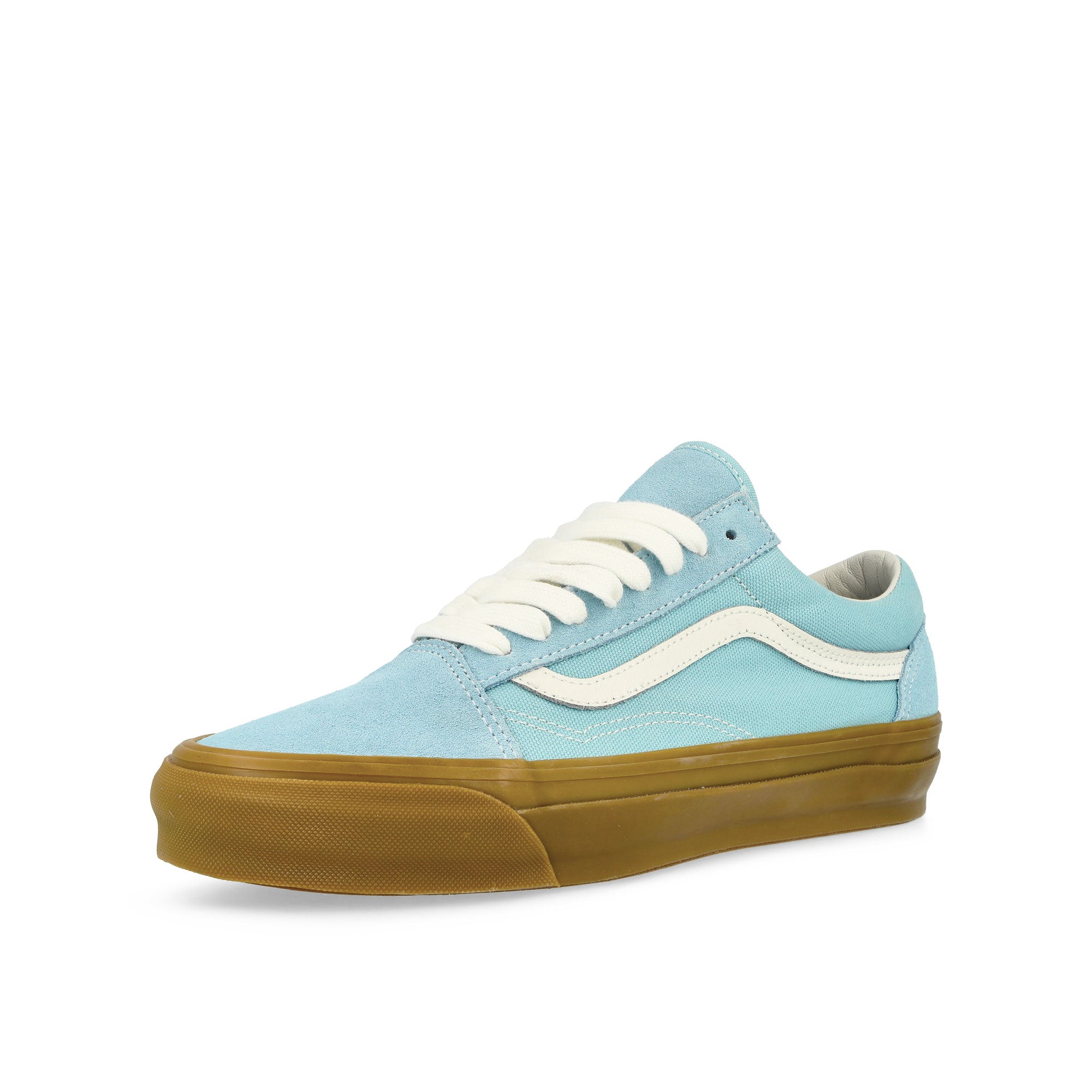 Vans LX Old Skool Crystal Blue Low Top Sneakers Close Up | Overkill