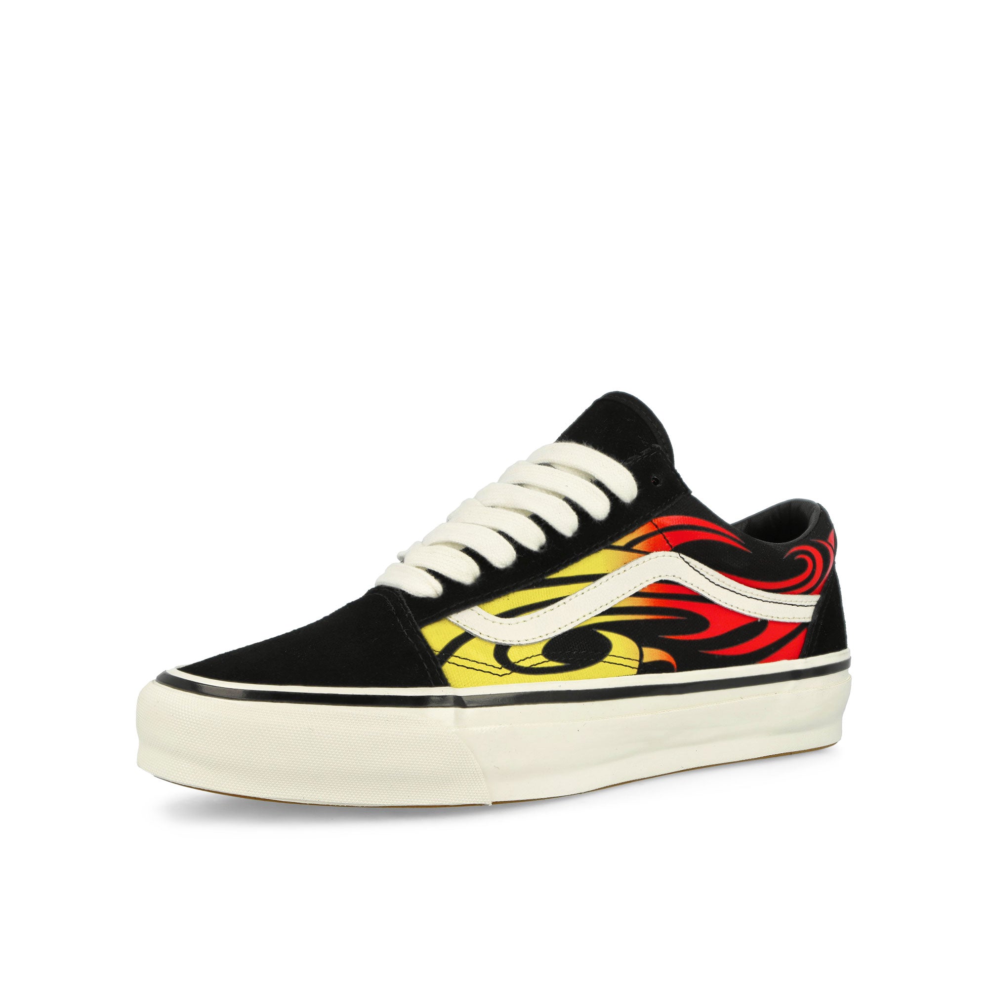 Vans LX Old Skool Black / White Low Top Sneakers Close Up | Overkill