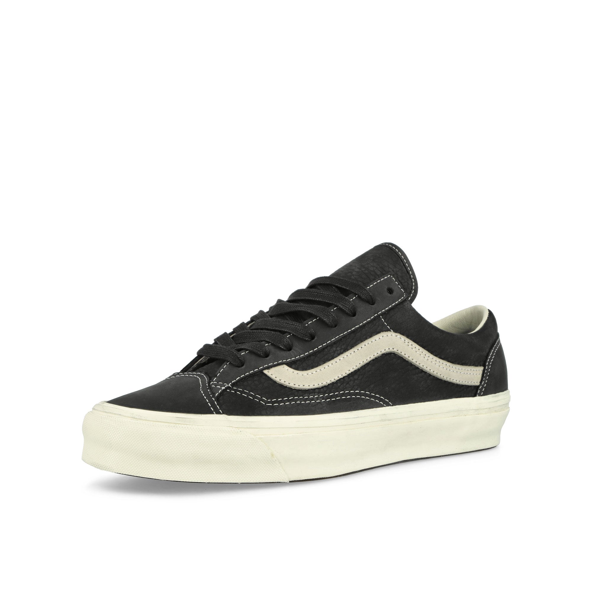 Vans LX Old Skool 36 Le Marais Black Low Top Sneakers Close Up | Overkill