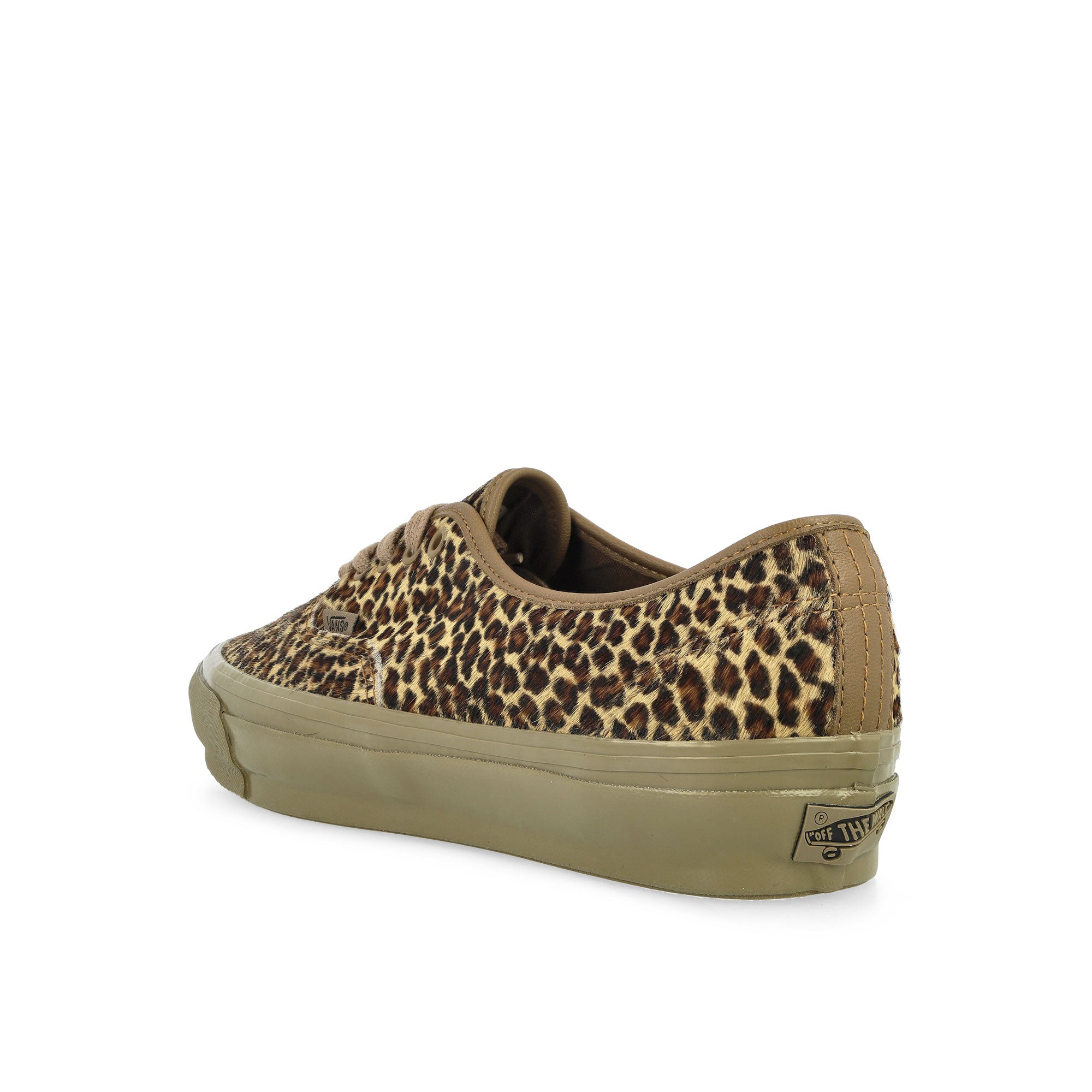Vans LX Authentic 44 Pony Hair Leopard Low Top Sneakers Material | Overkill