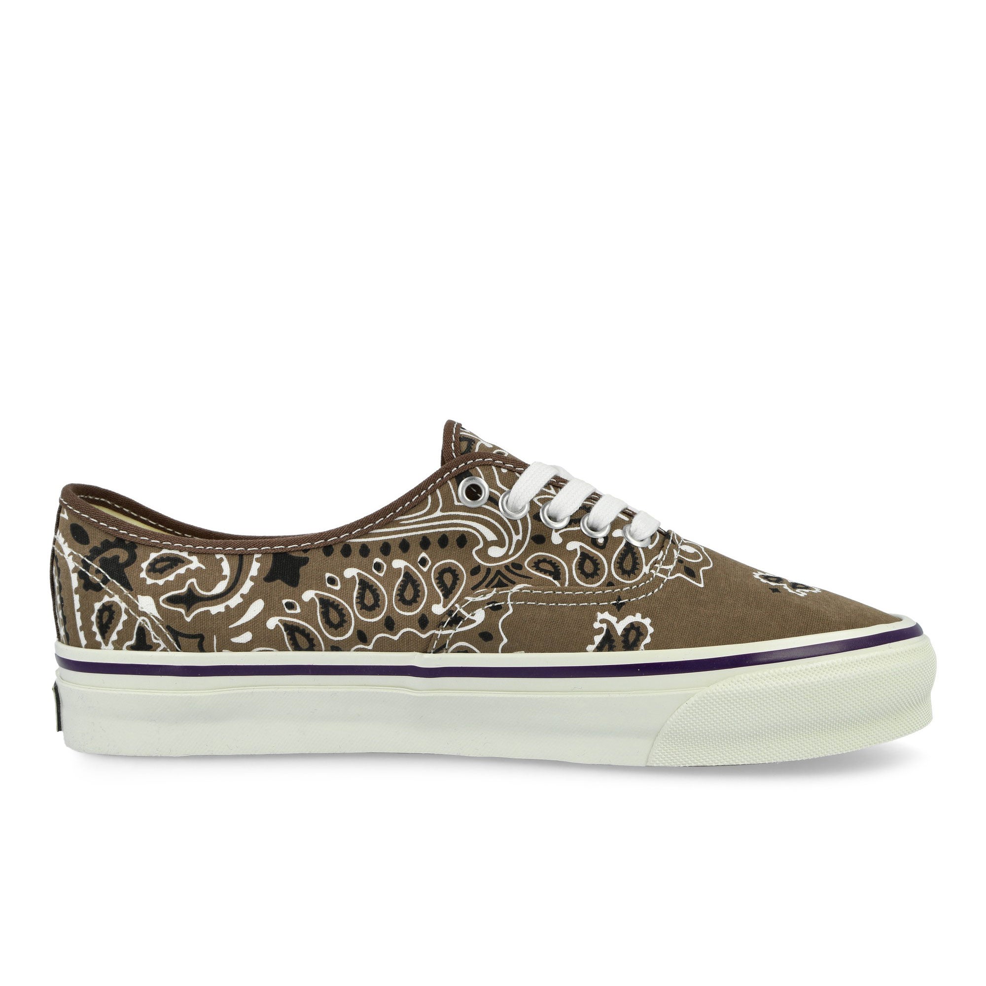 Vans LX Authentic 44 Bandana Bandana Brown / Purple Low Top Sneakers VN000D9NTUD1 Silhouette | Overkill
