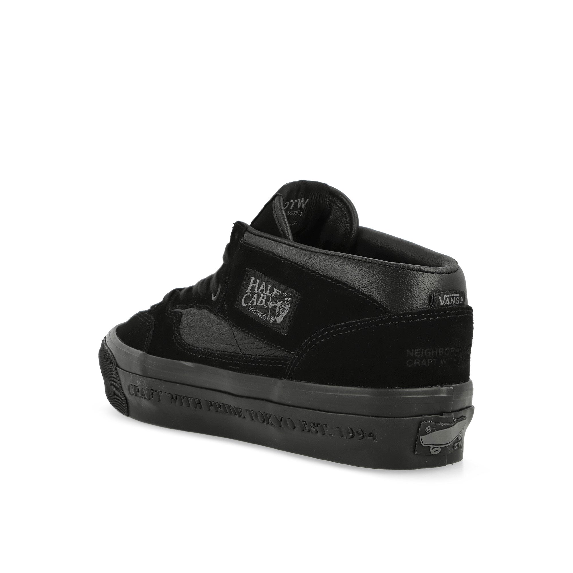 Vans OTW Half Cab 33 Black Mid Top Sneakers Material | Overkill