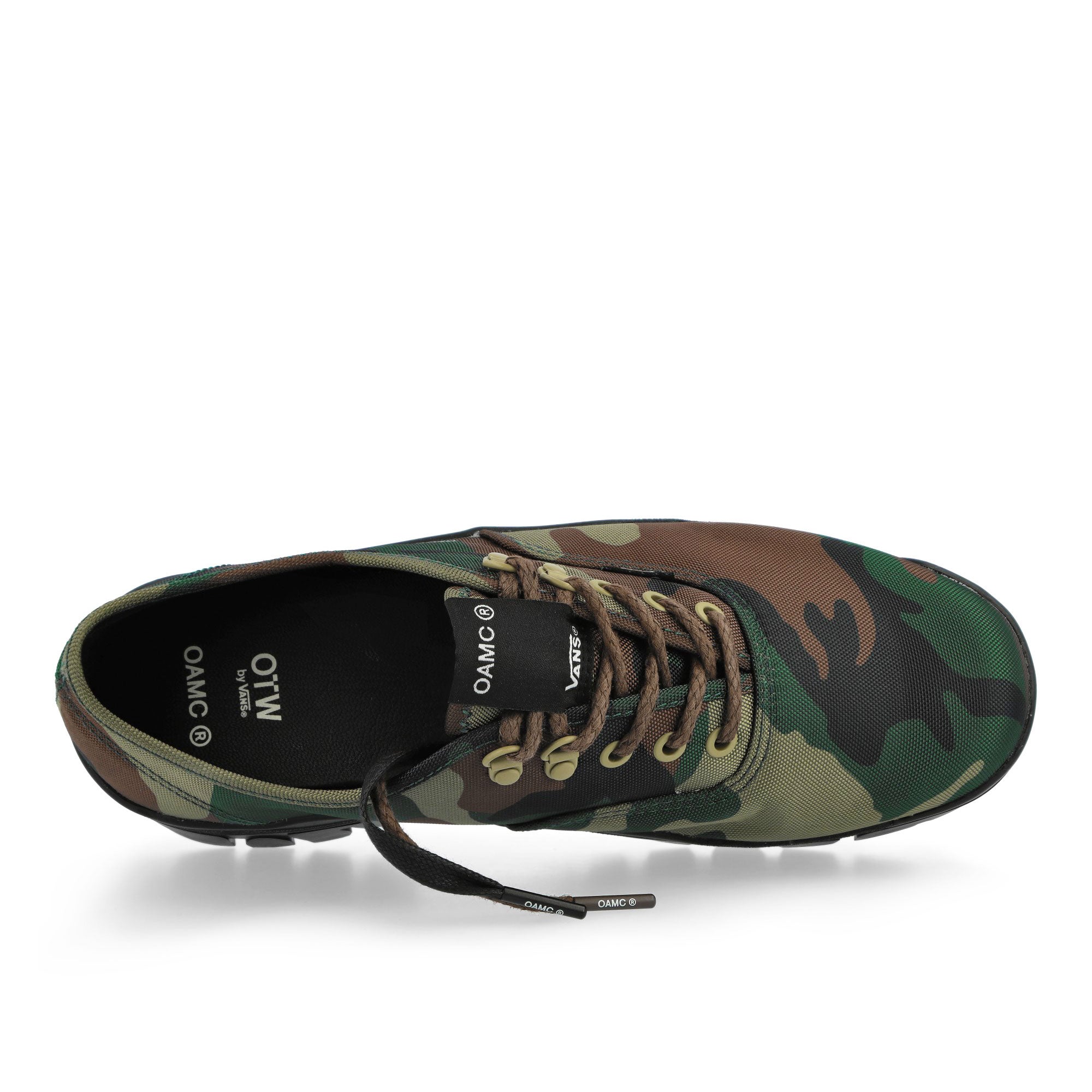 OAMC x Vans OTW Authentic Oxford OAMC Woodland Camo Low Top Sneakers VN000EGWWVD1 Detailfoto | Overkill