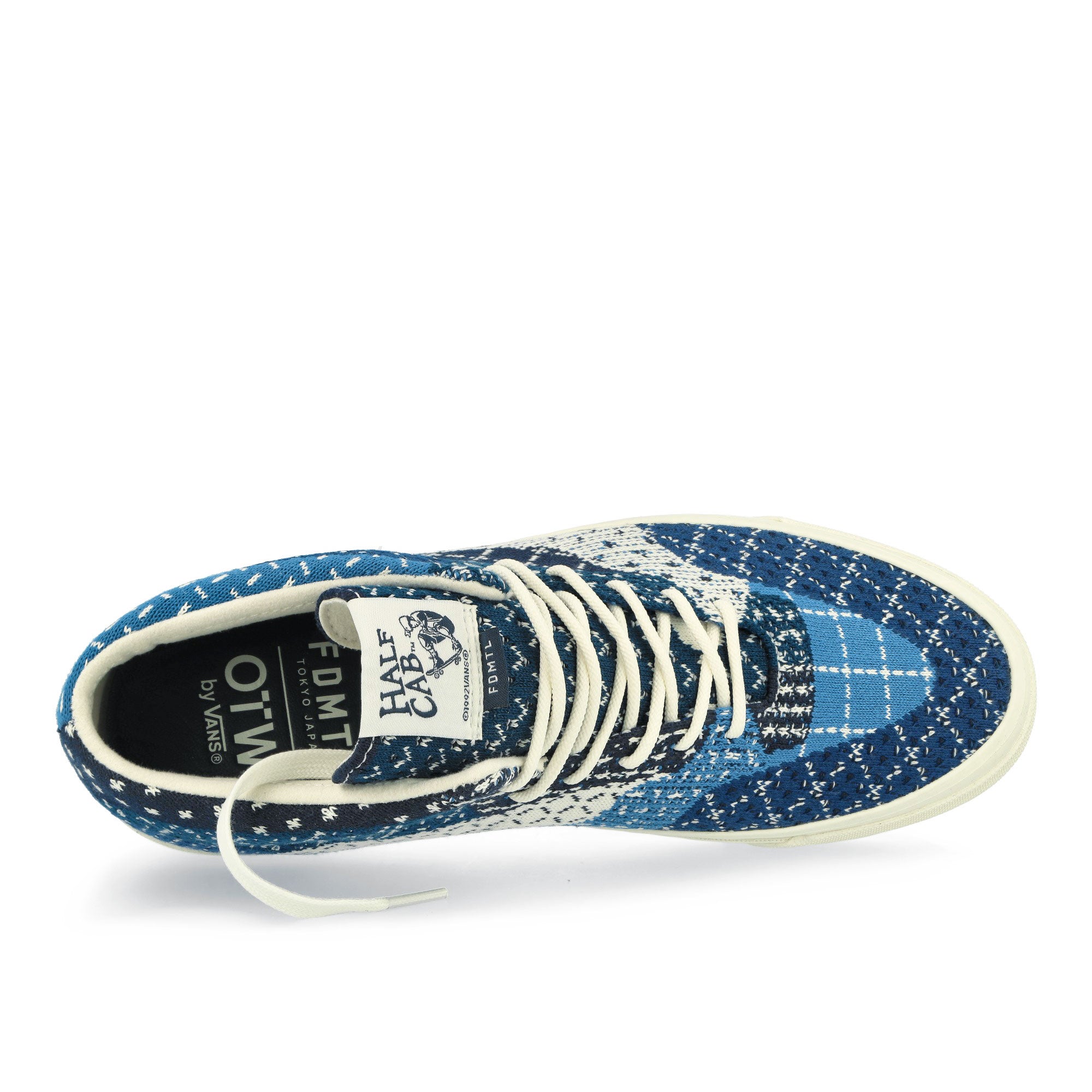 Vans OTW Half Cab 33 EK Blue Mid Top Sneakers Detailfoto | Overkill