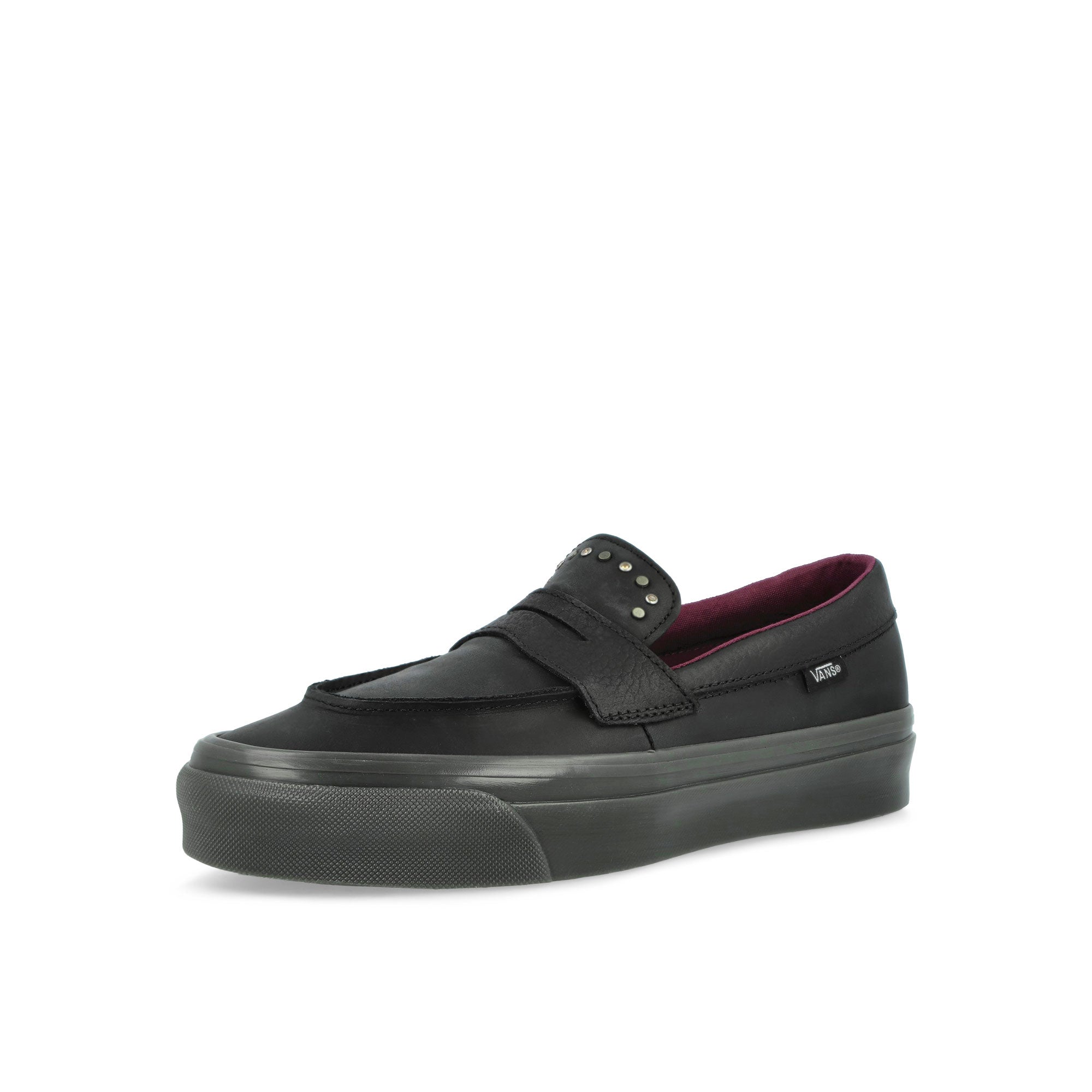 Vans LX Loafer 53 Hardware Black Sneaker VN000VATBLK1 Close-up | Overkill