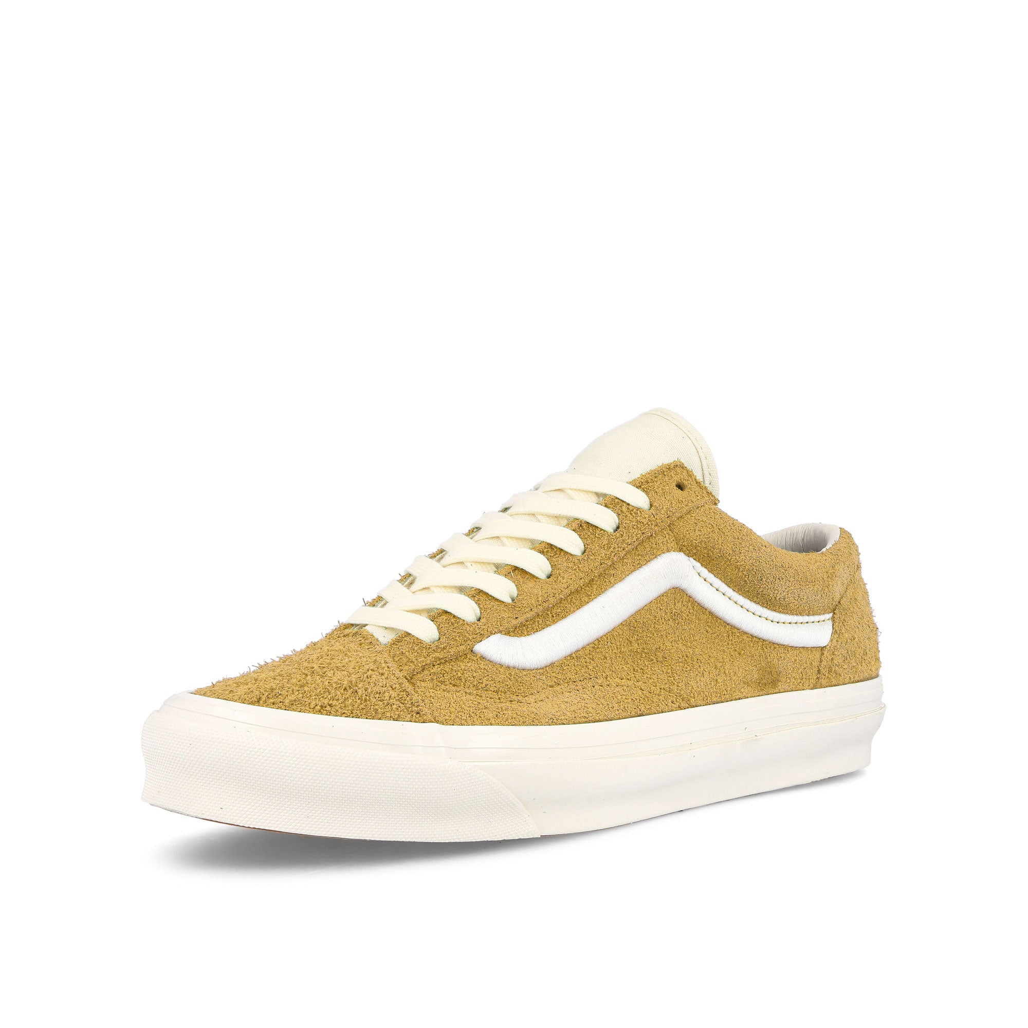 Vans Og Style 36 Lx Tobacco Brown-White Low Top Sneakers Close Up | Overkill