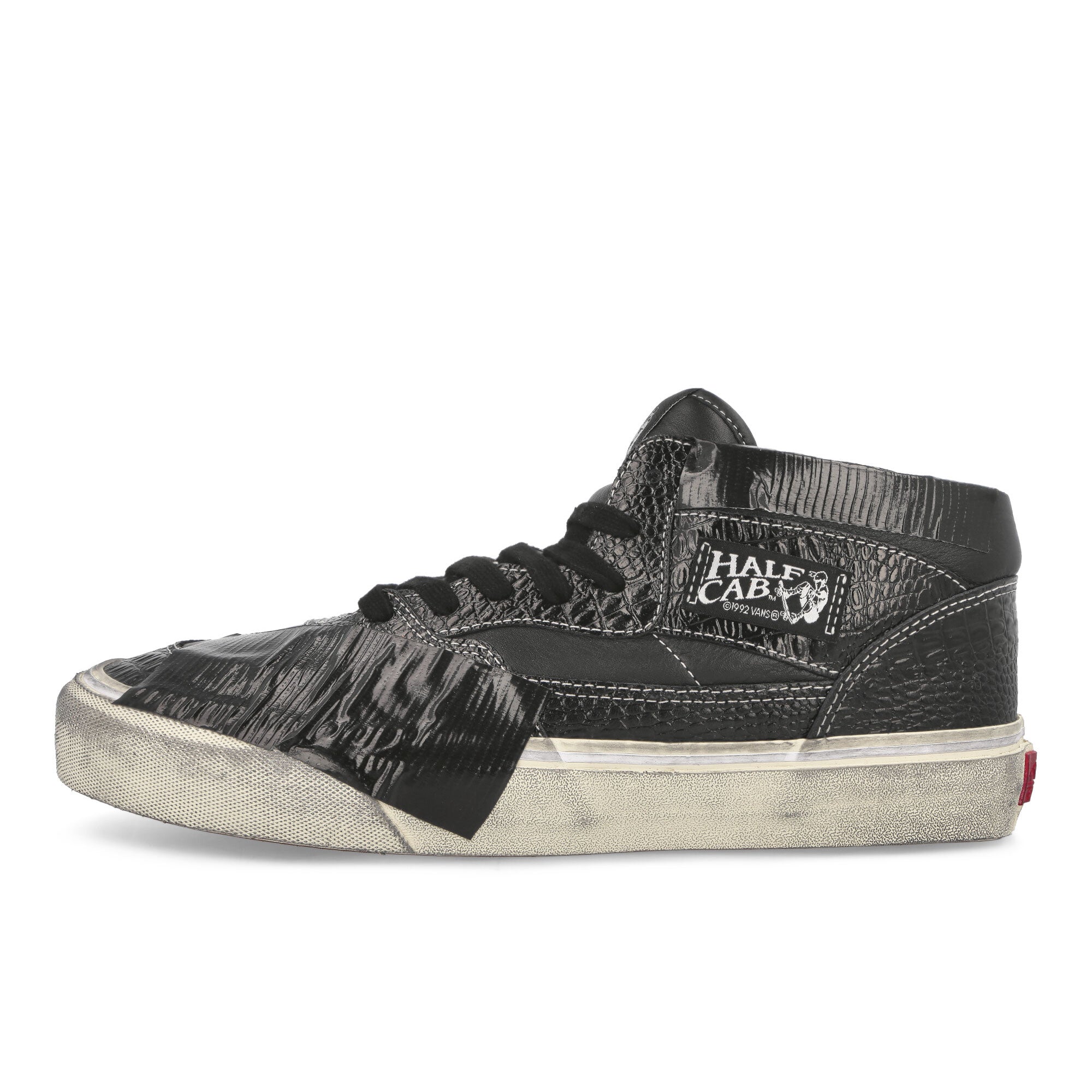 Vans Half Cab Ef VI Lux Duct Black Mid Top Sneakers VN0A5HZVBLA1 | Overkill
