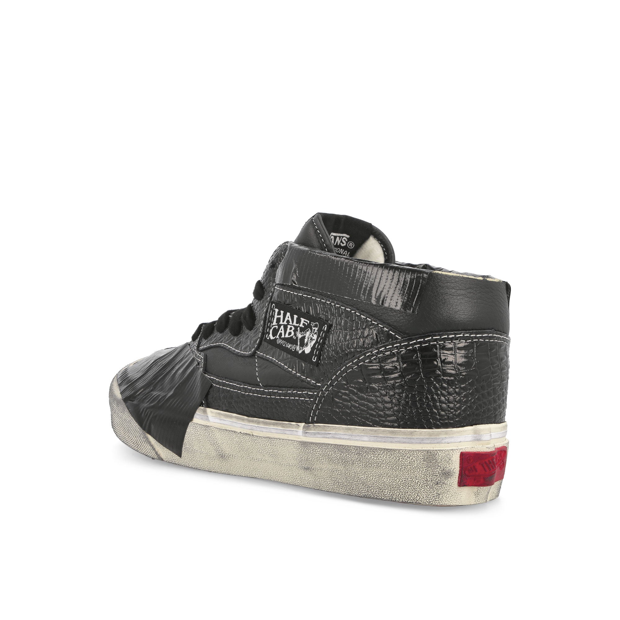 Vans Half Cab Ef VI Lux Duct Black Mid Top Sneakers Material | Overkill