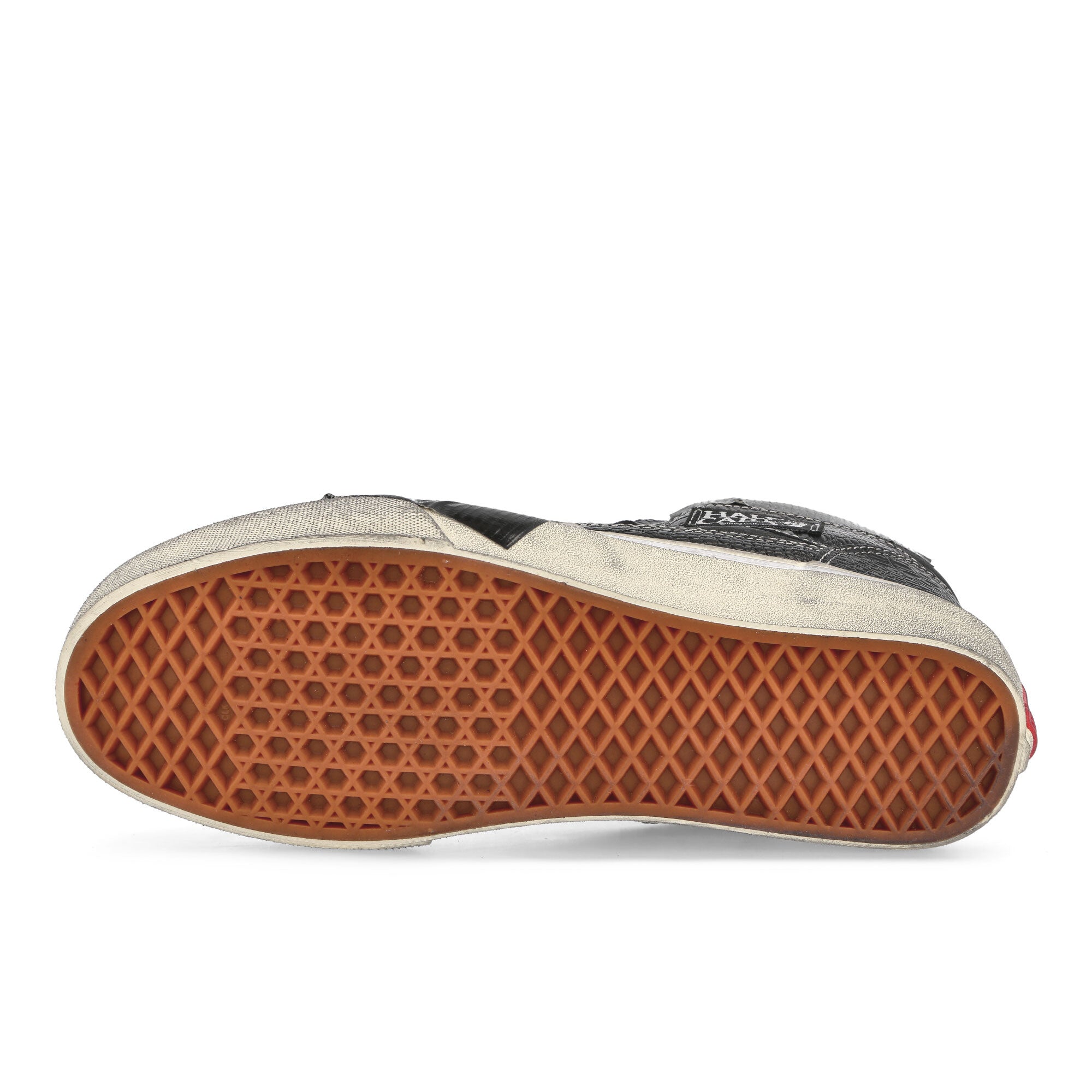 Vans Half Cab Ef VI Lux Duct Black Mid Top Sneakers Detail View 3 | Overkill