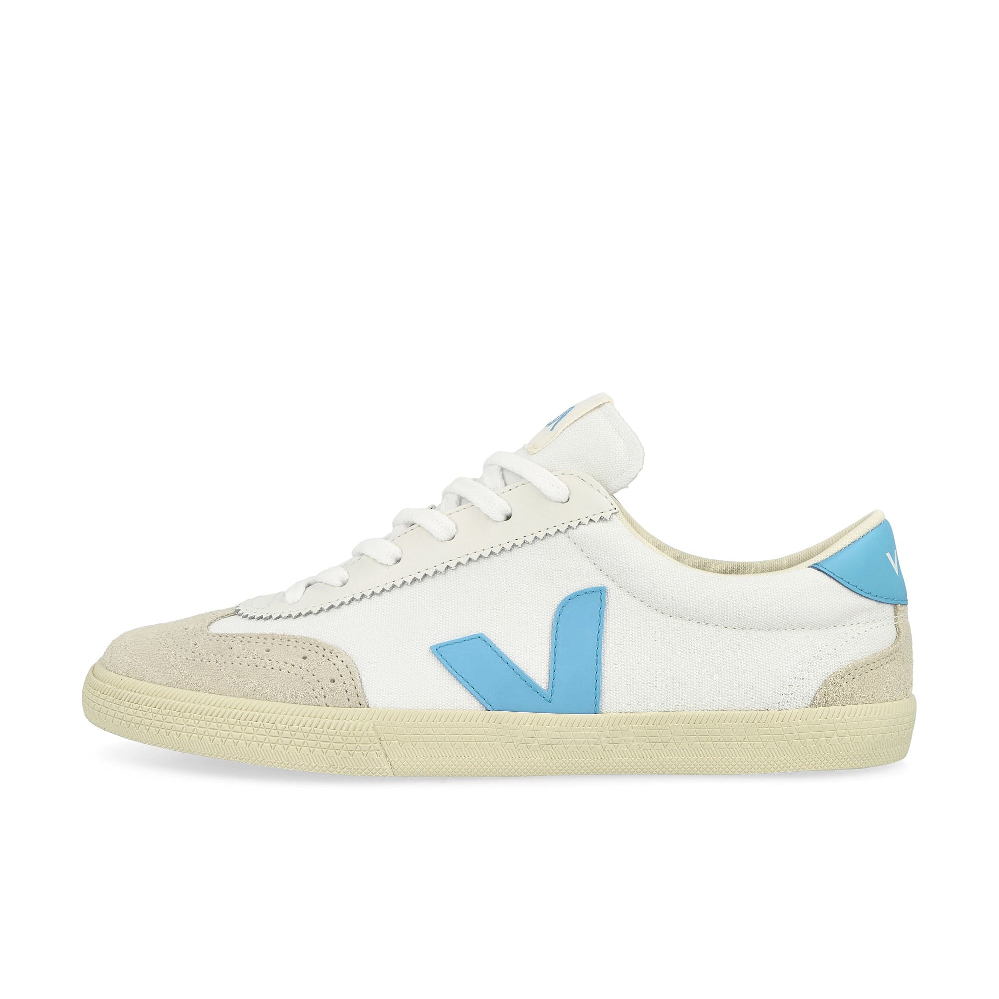 Veja W Volley Canvas White / Aqua Low Top Sneakers VO0103648A | Overkill